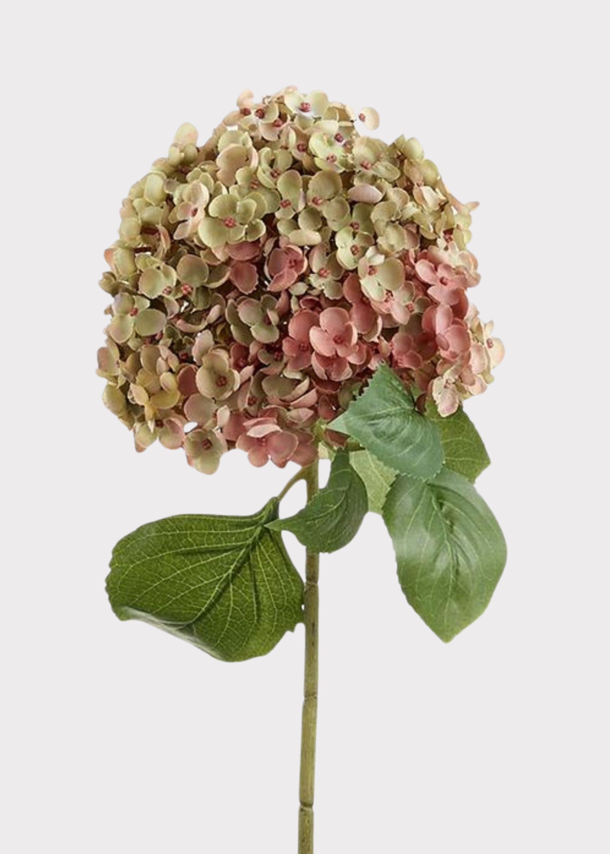 Green Artificial Hydrangea Stem for Vase Styling