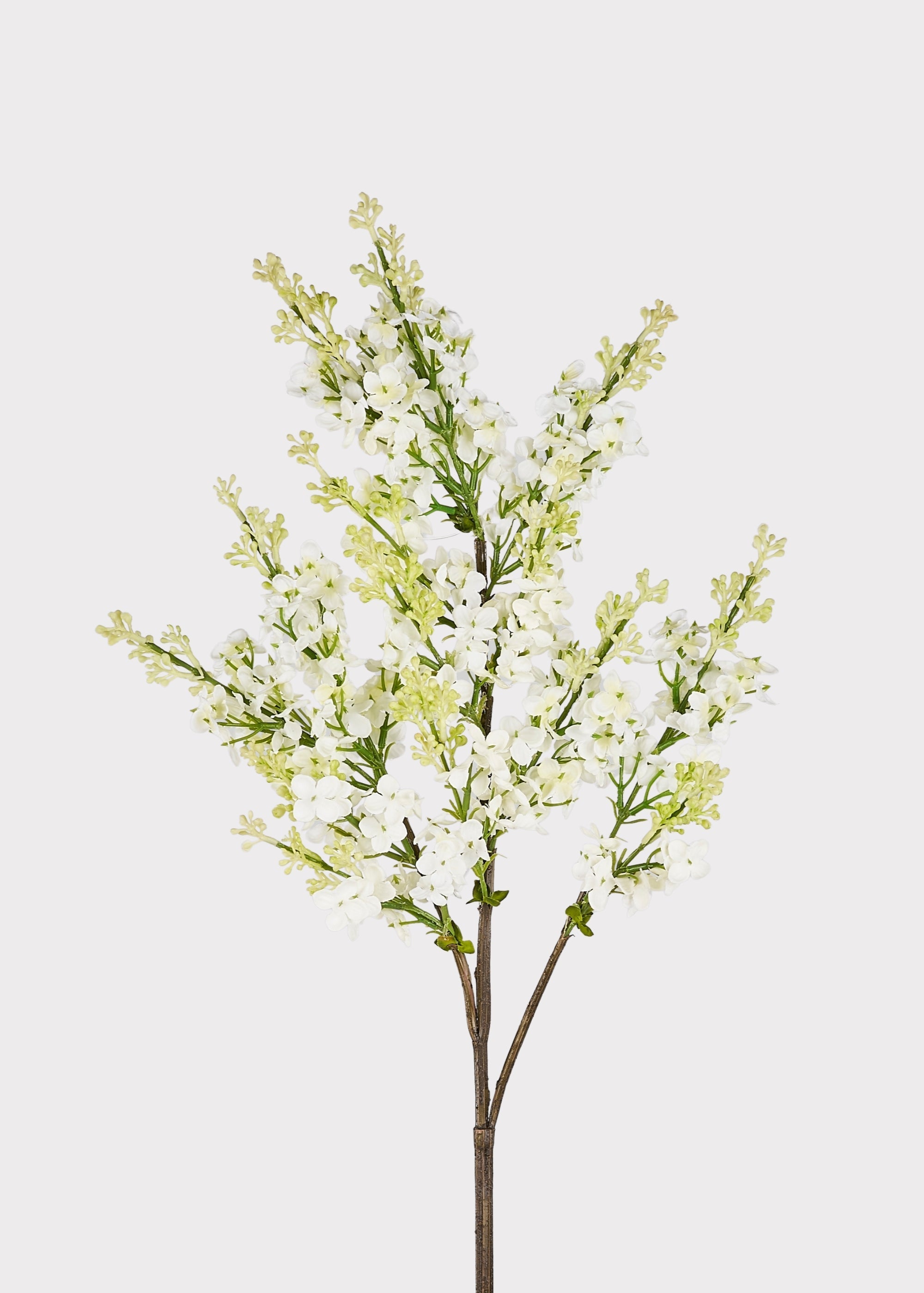 Cream Artificial Lilac Branch for Vase Styling