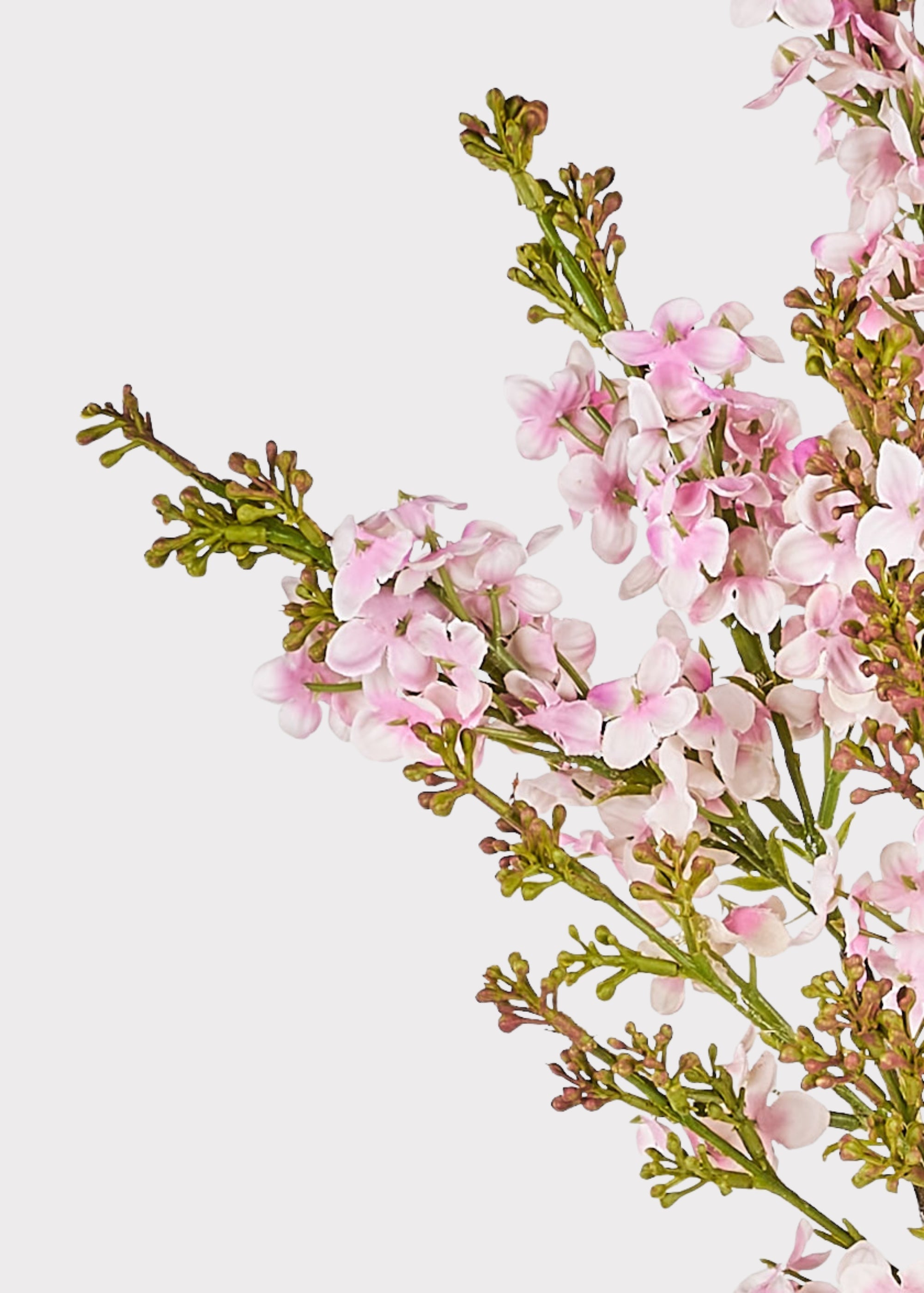 Pink Artificial Lilac Branch for Table Centerpiece