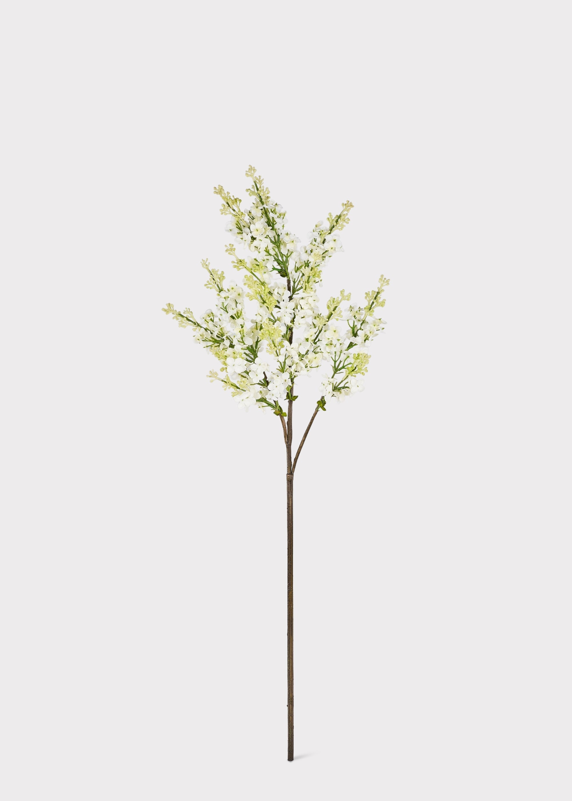 Cream Artificial Lilac Branch for Wedding Decor