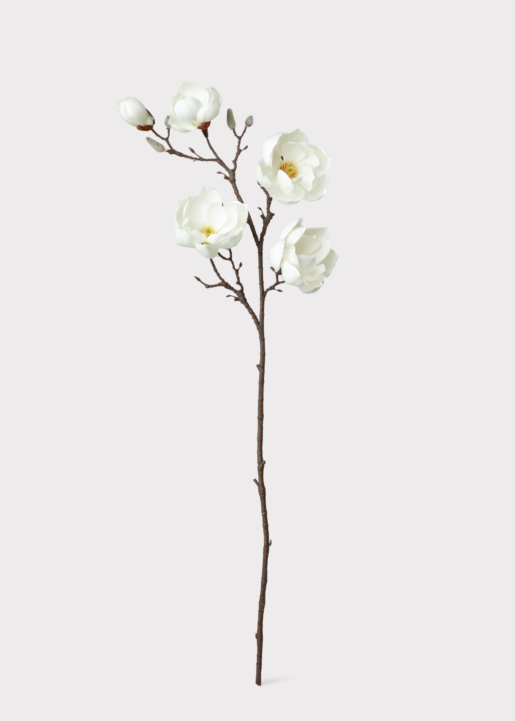 White Artificial Magnolia Branch for Wedding Decor