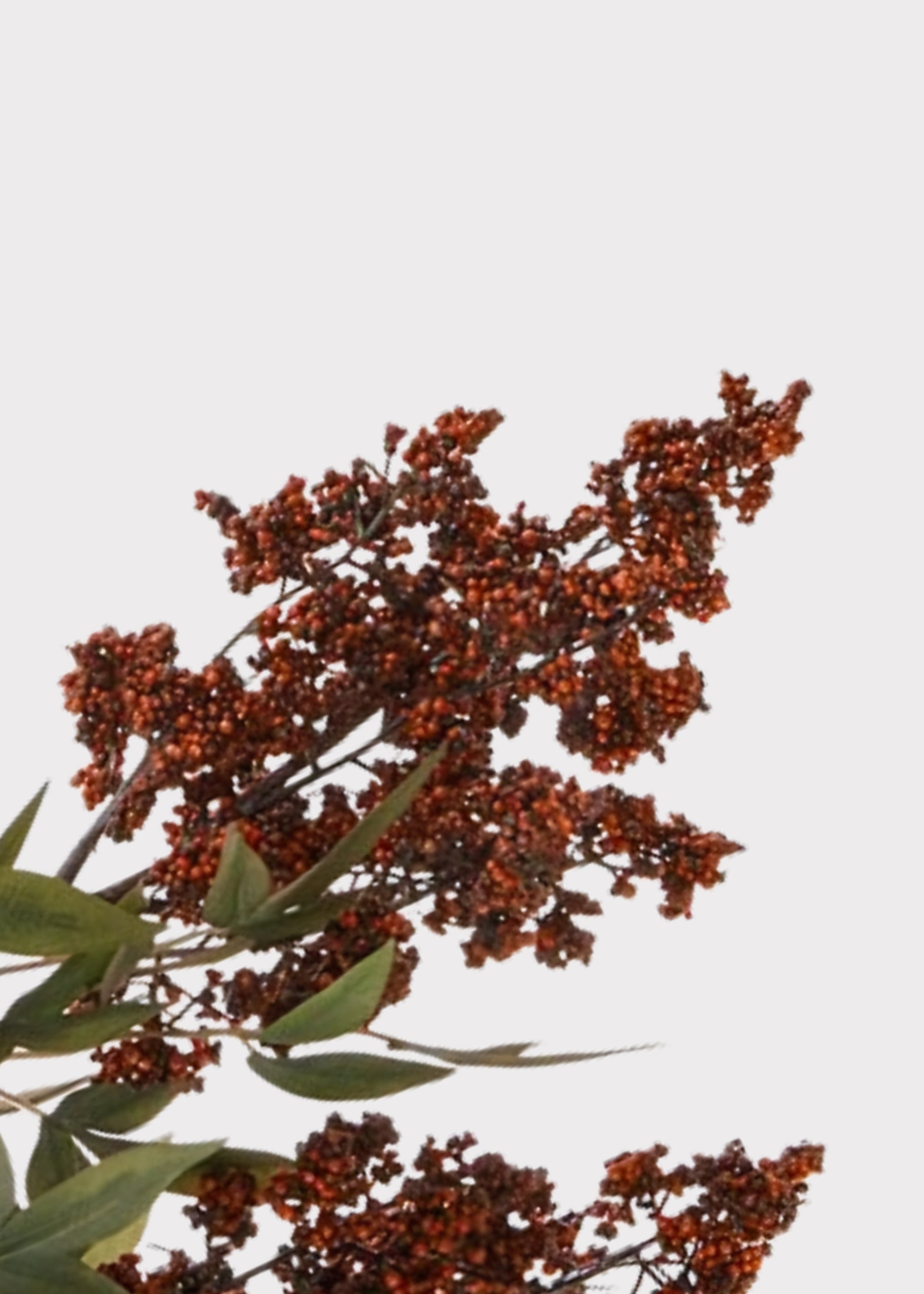 Burgundy Artificial Berry Branch for Home Decor