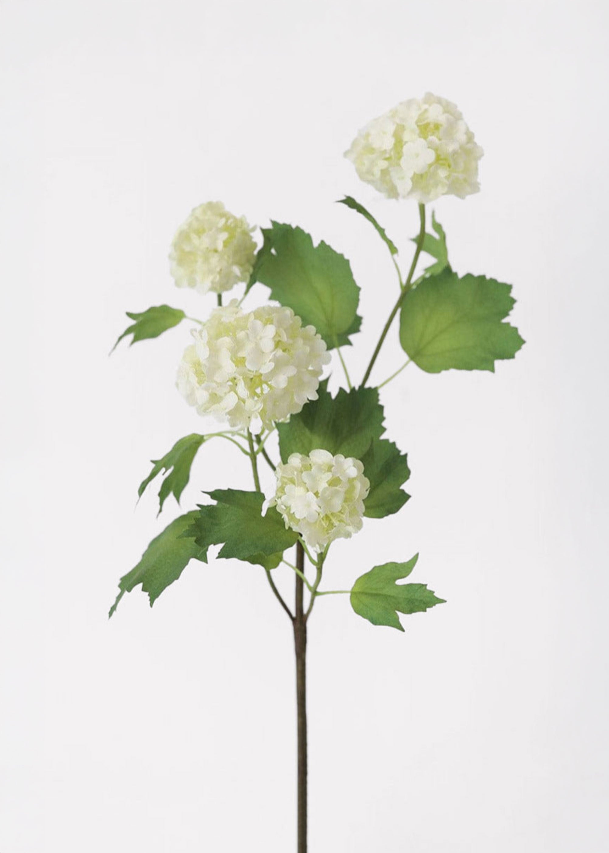 Cream Artificial Hydrangea Stem for Vase Styling