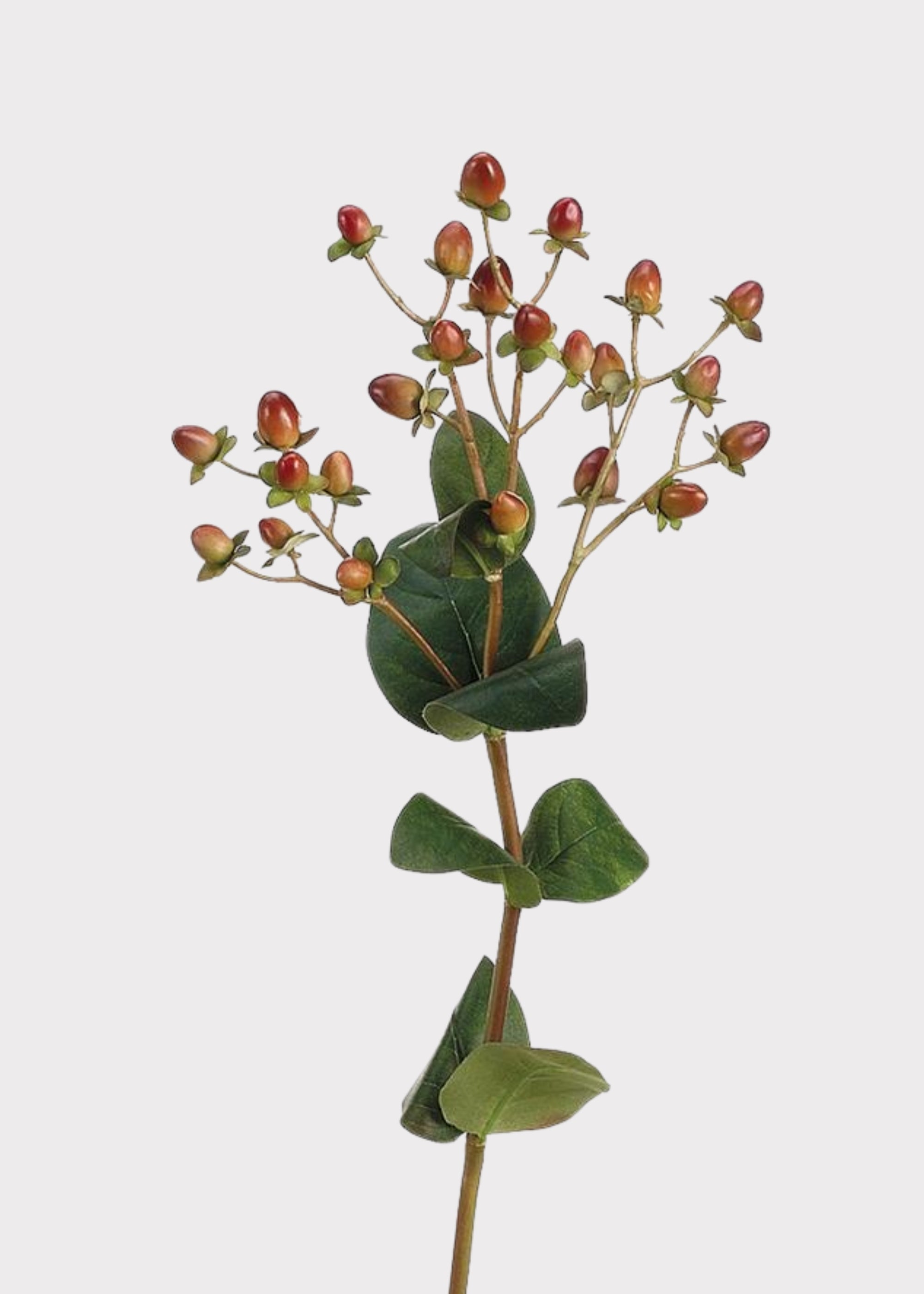 Burgundy Artificial Berry Branch for Vase Styling
