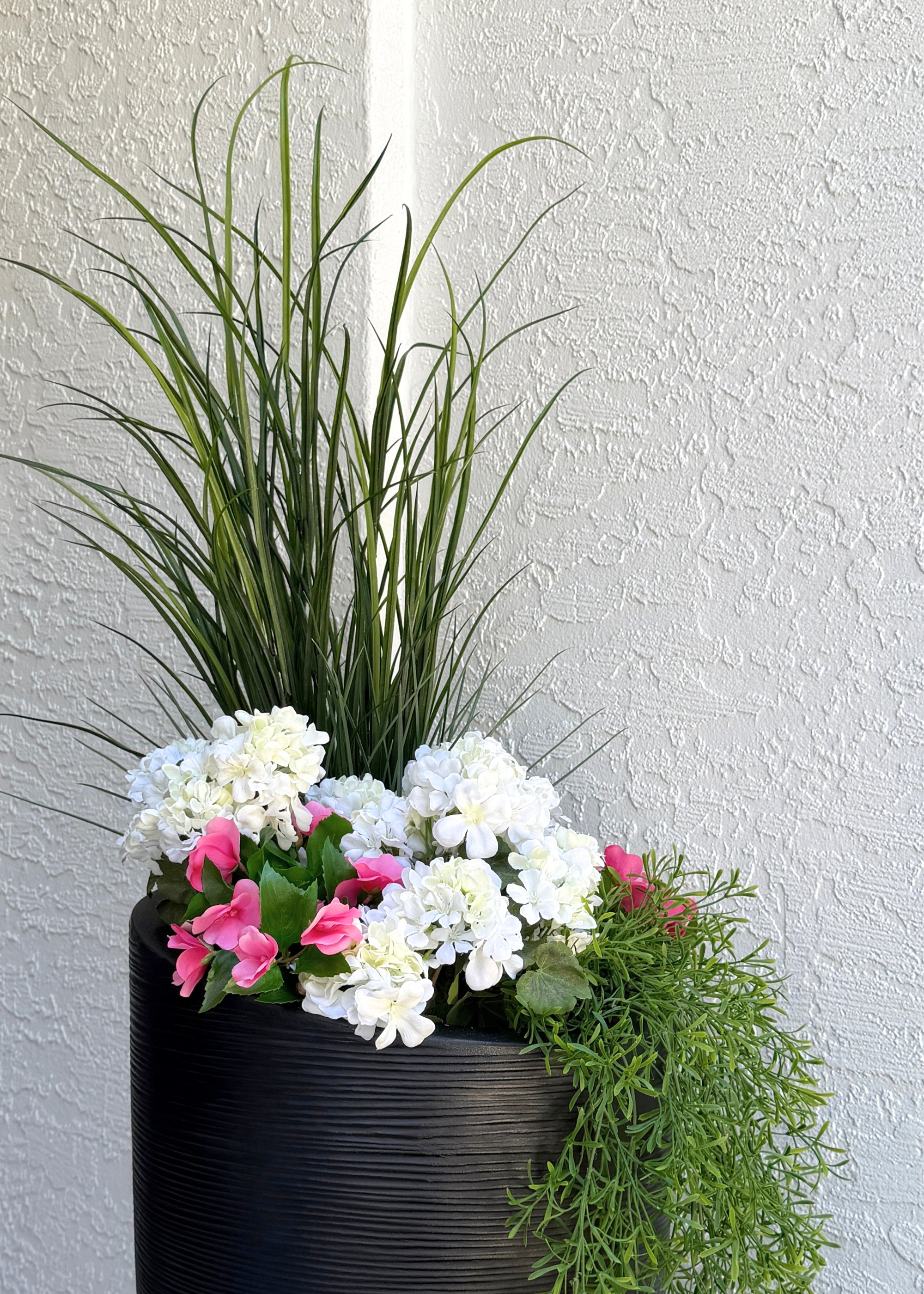 Green Artificial Grass Bush for Shelf Styling