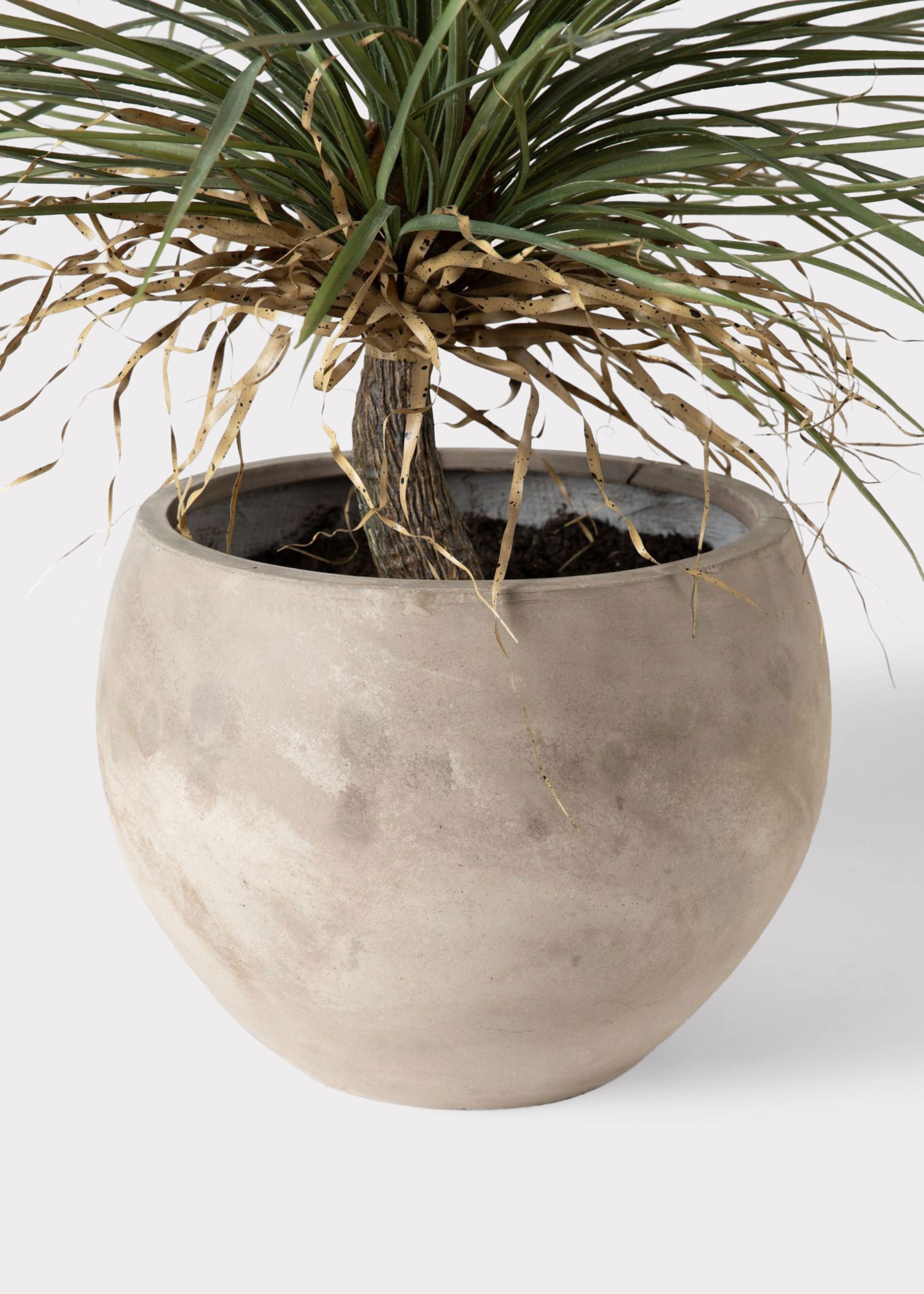 Green Artificial Palm Arrangement for Entryway Arrangement