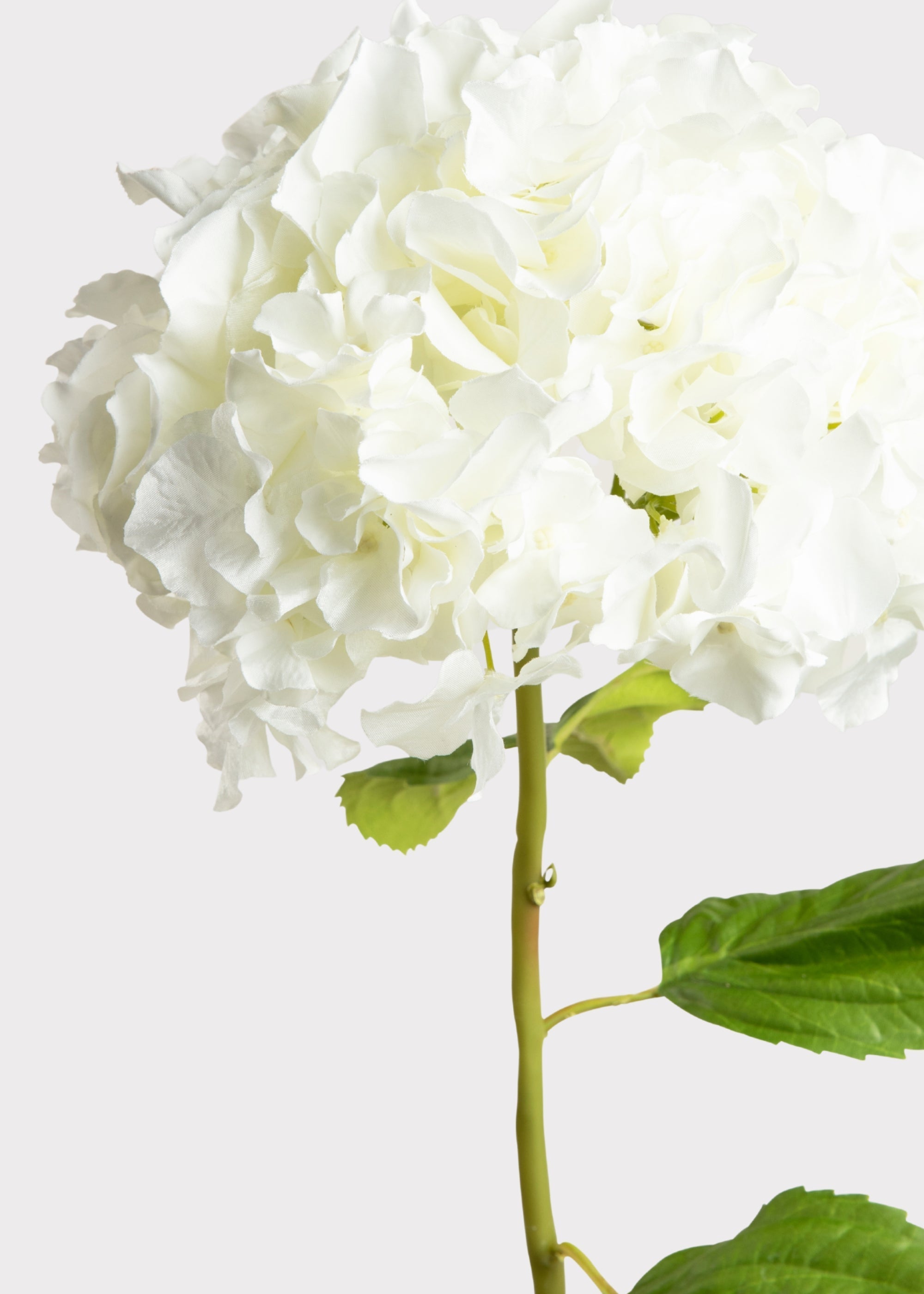 White Artificial Hydrangea Stem for Table Centerpiece