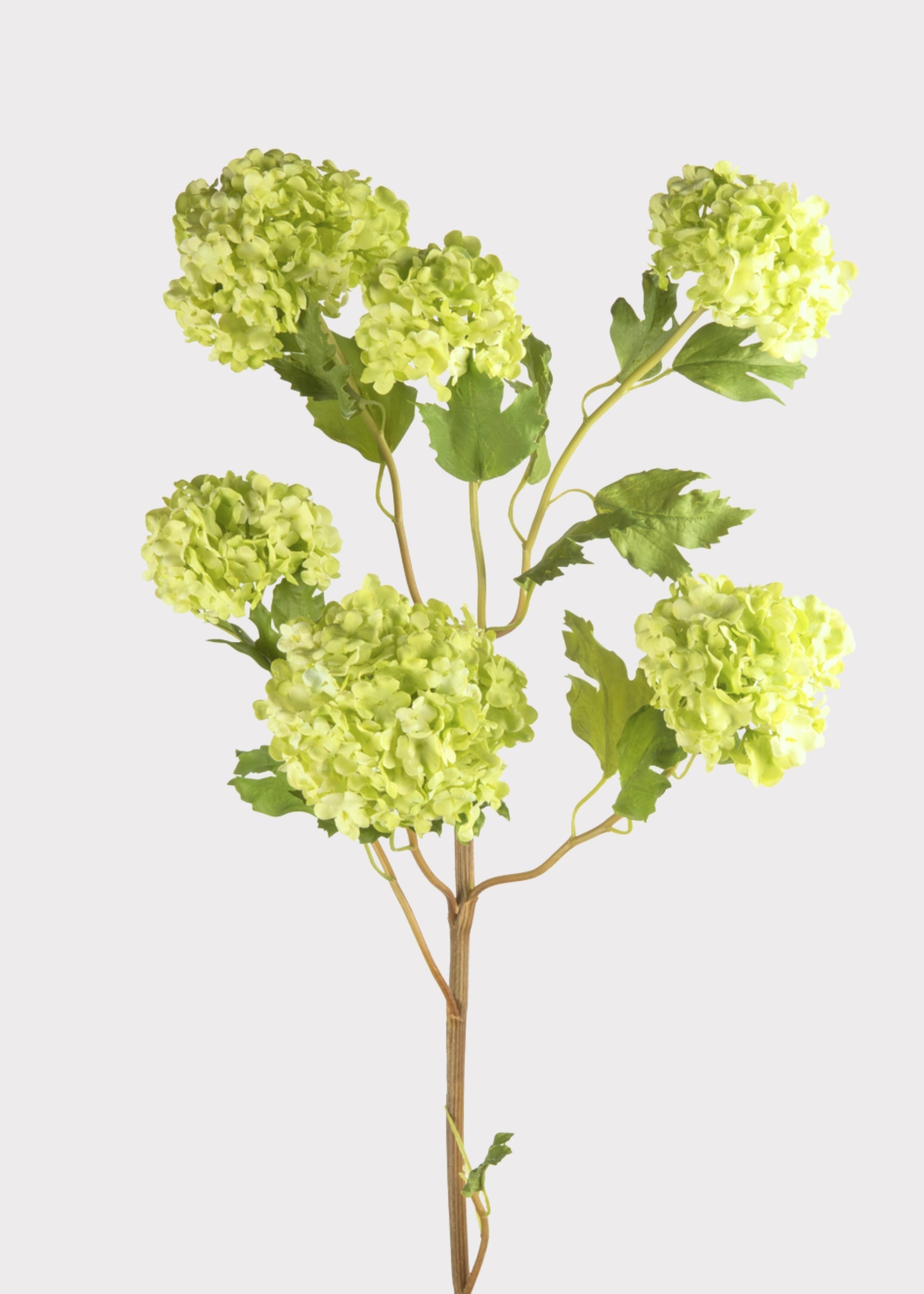 Green Artificial Hydrangea Stem for Vase Styling