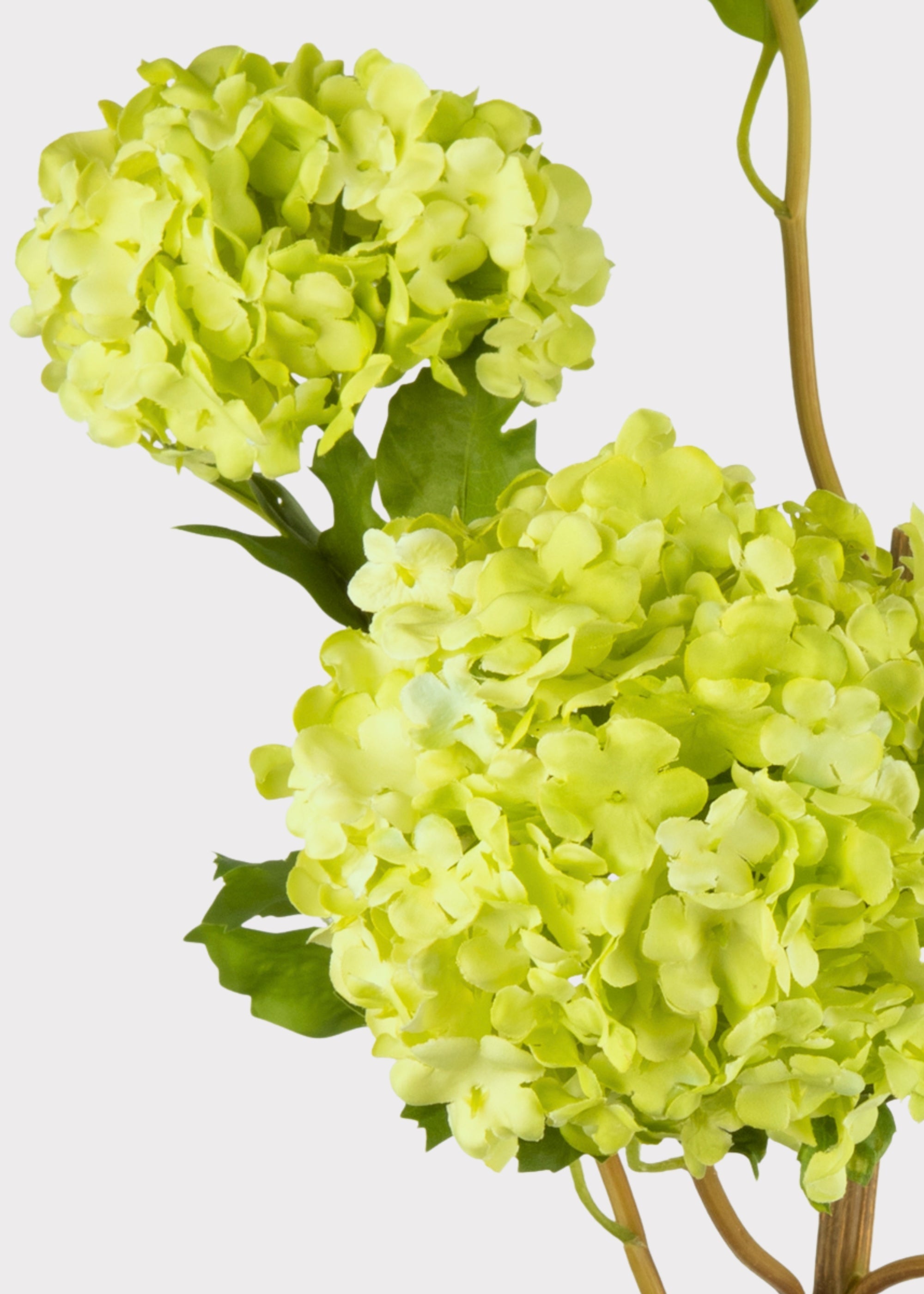 Green Artificial Hydrangea Stem for Table Centerpiece