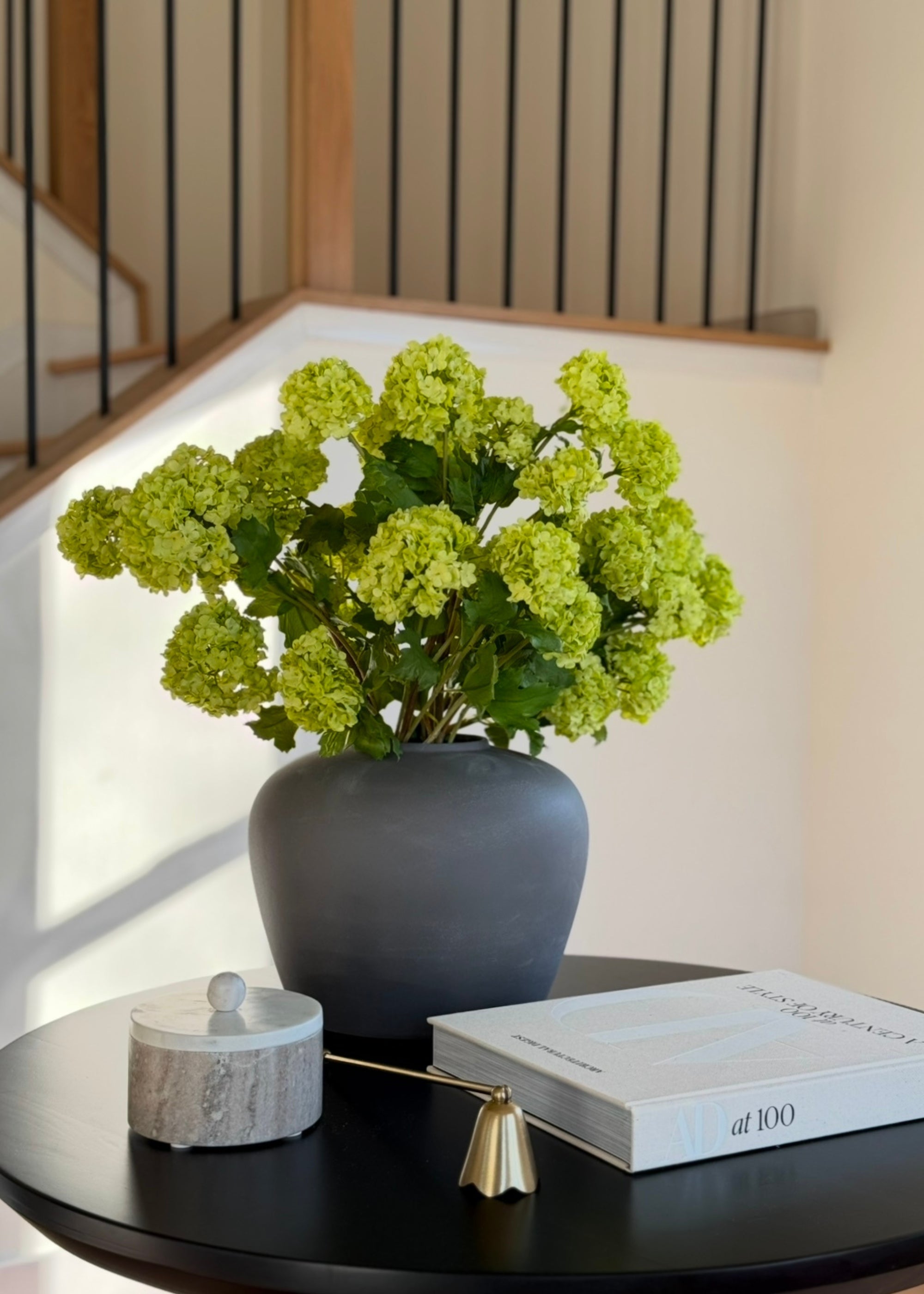 Green Artificial Hydrangea Stem for Wedding Decor