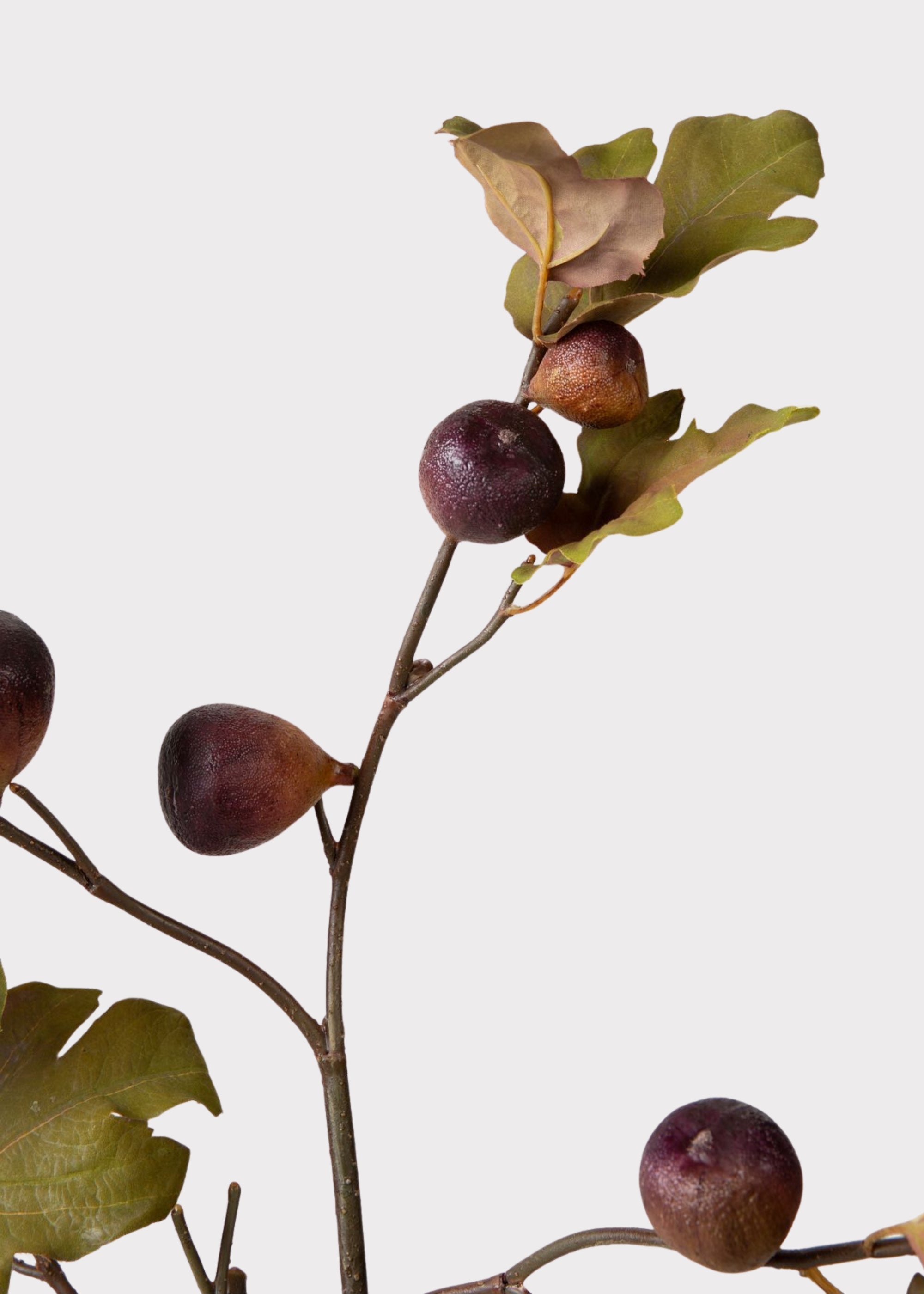 Green Artificial Premium Fig Branch for Wedding Decor
