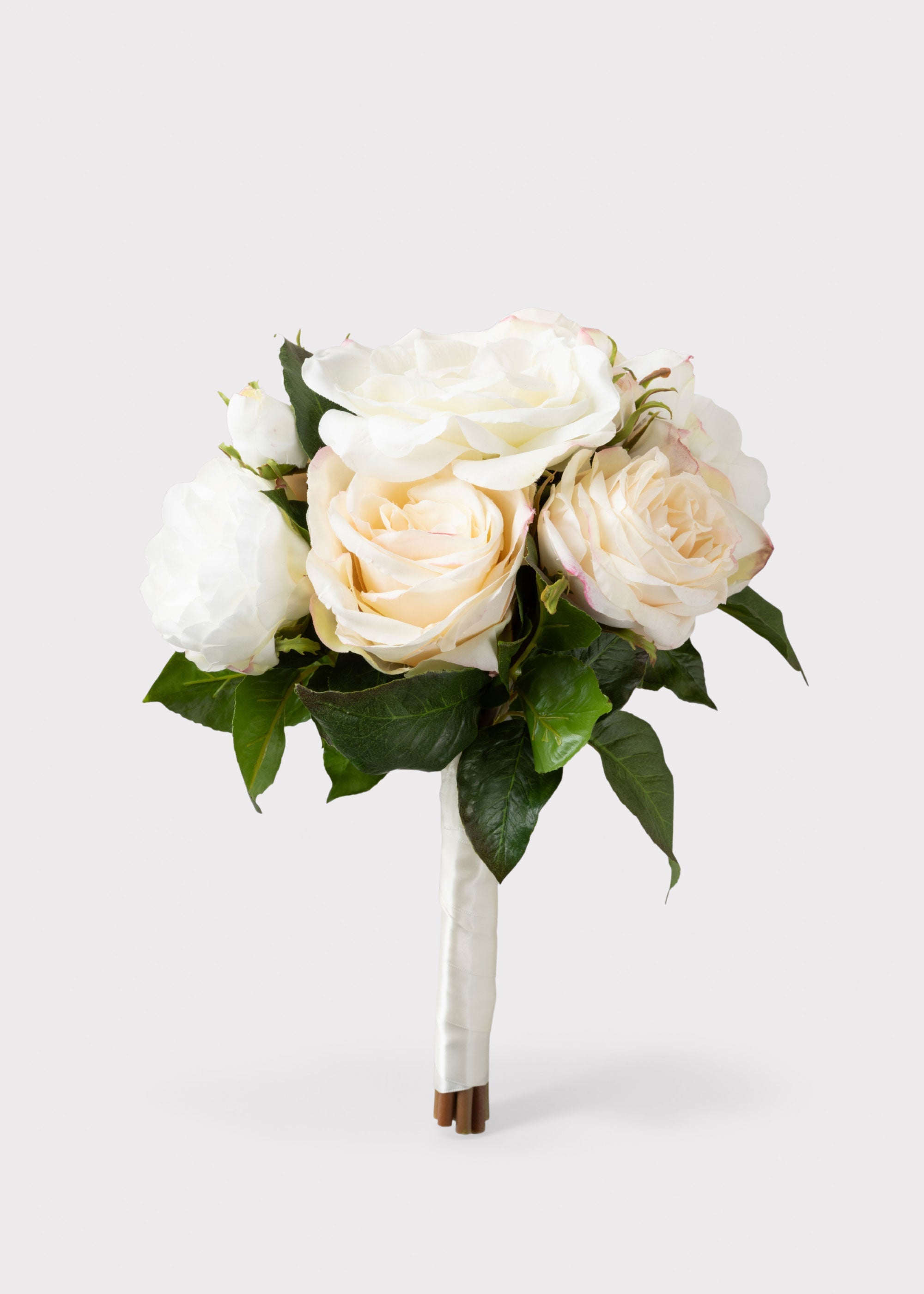 Cream Artificial Rose Bouquet for Vase Styling