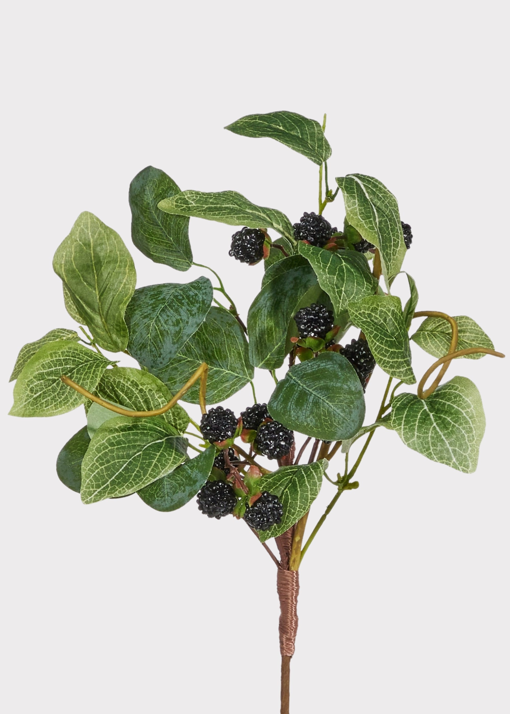 Black Artificial Berry Pick for Vase Styling