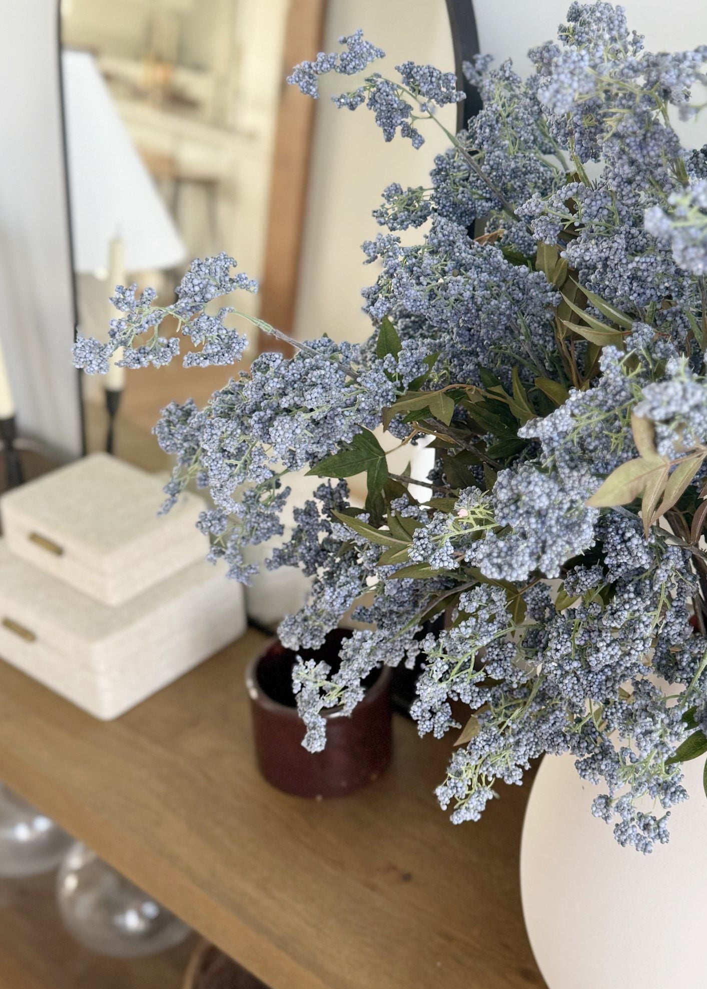 Blue Artificial Berry Arrangement for Wedding Decor