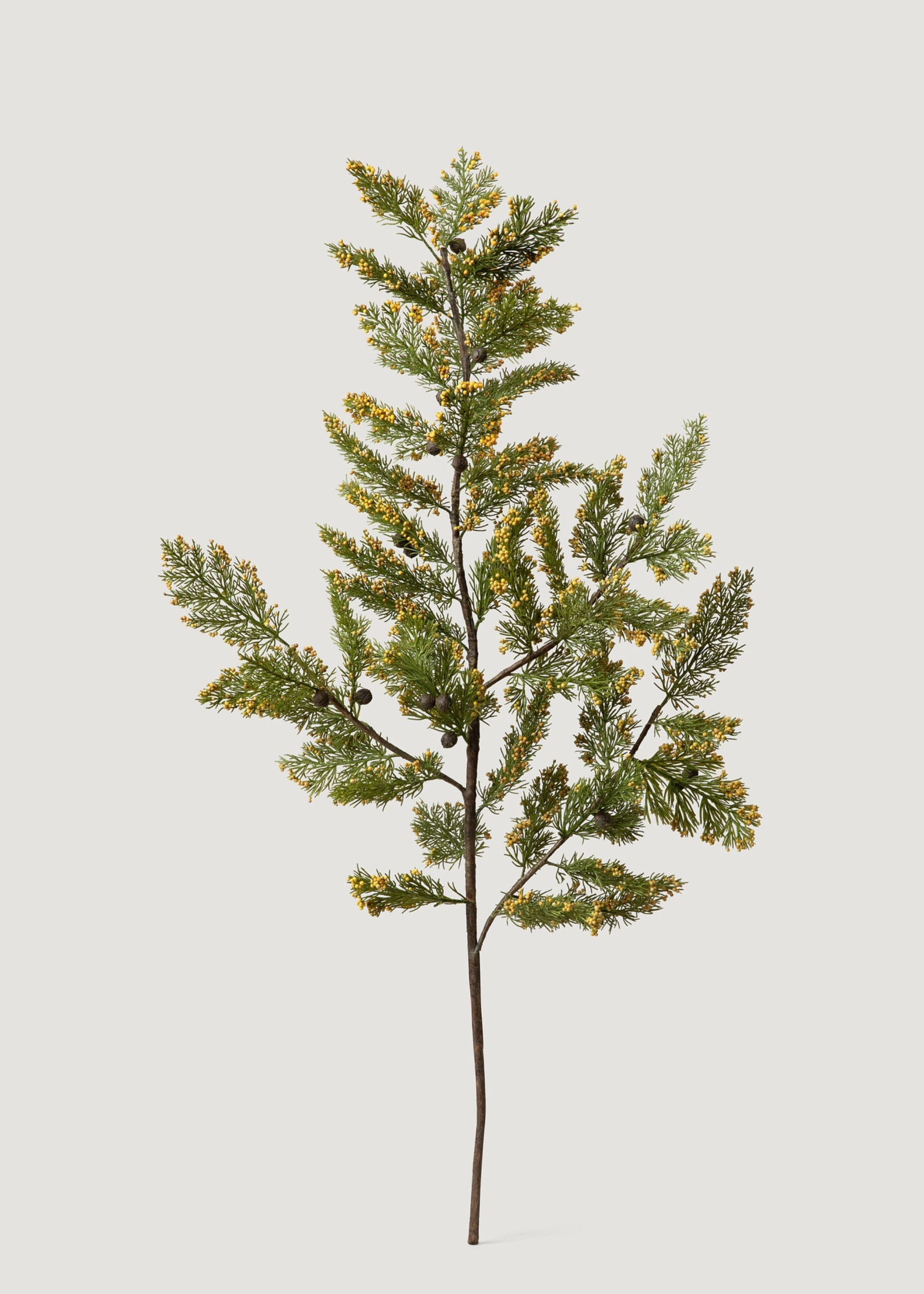 Natural Green Artificial Pine Branch for Vase Styling