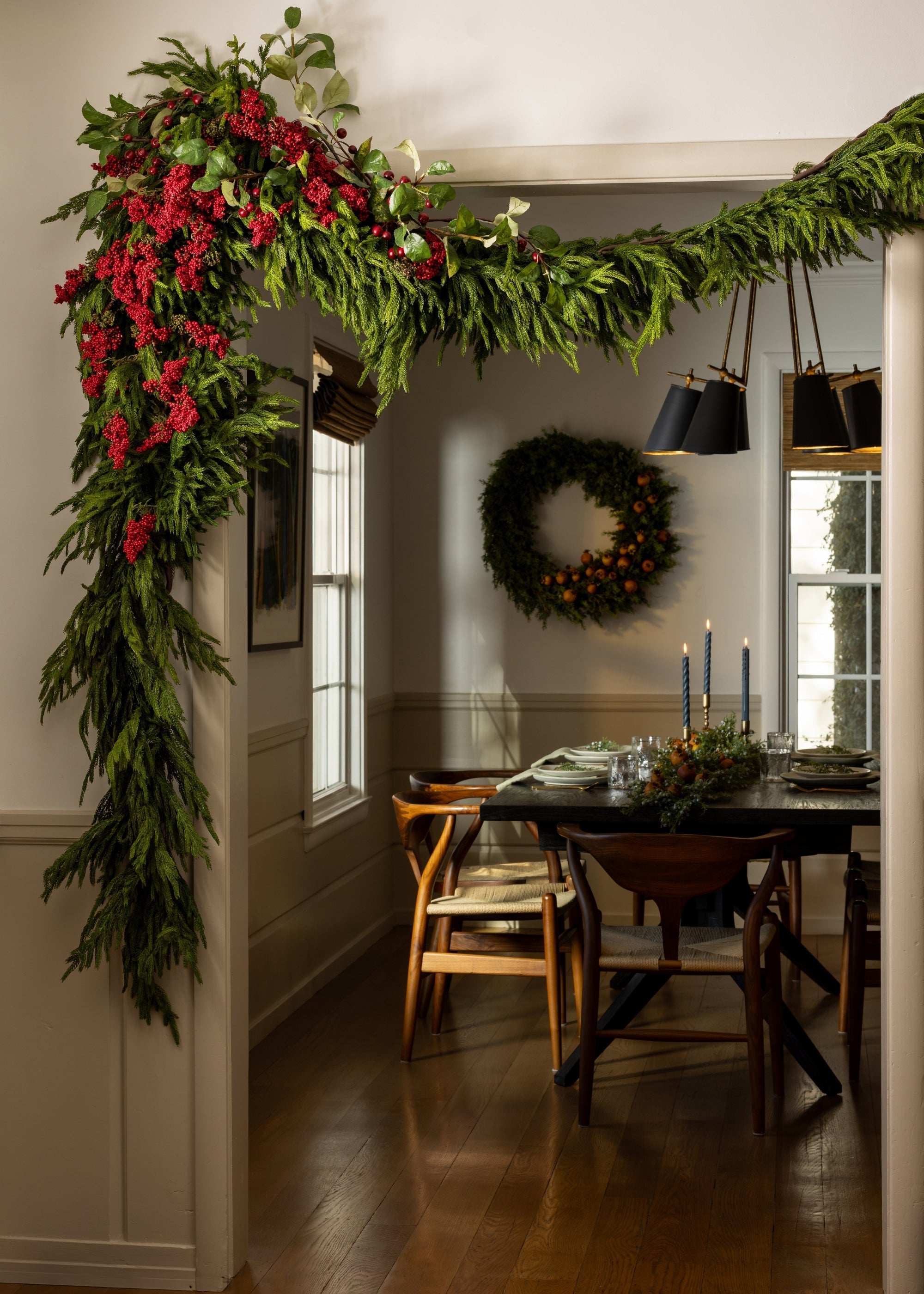 Red Artificial Berry Pick for Home Decor