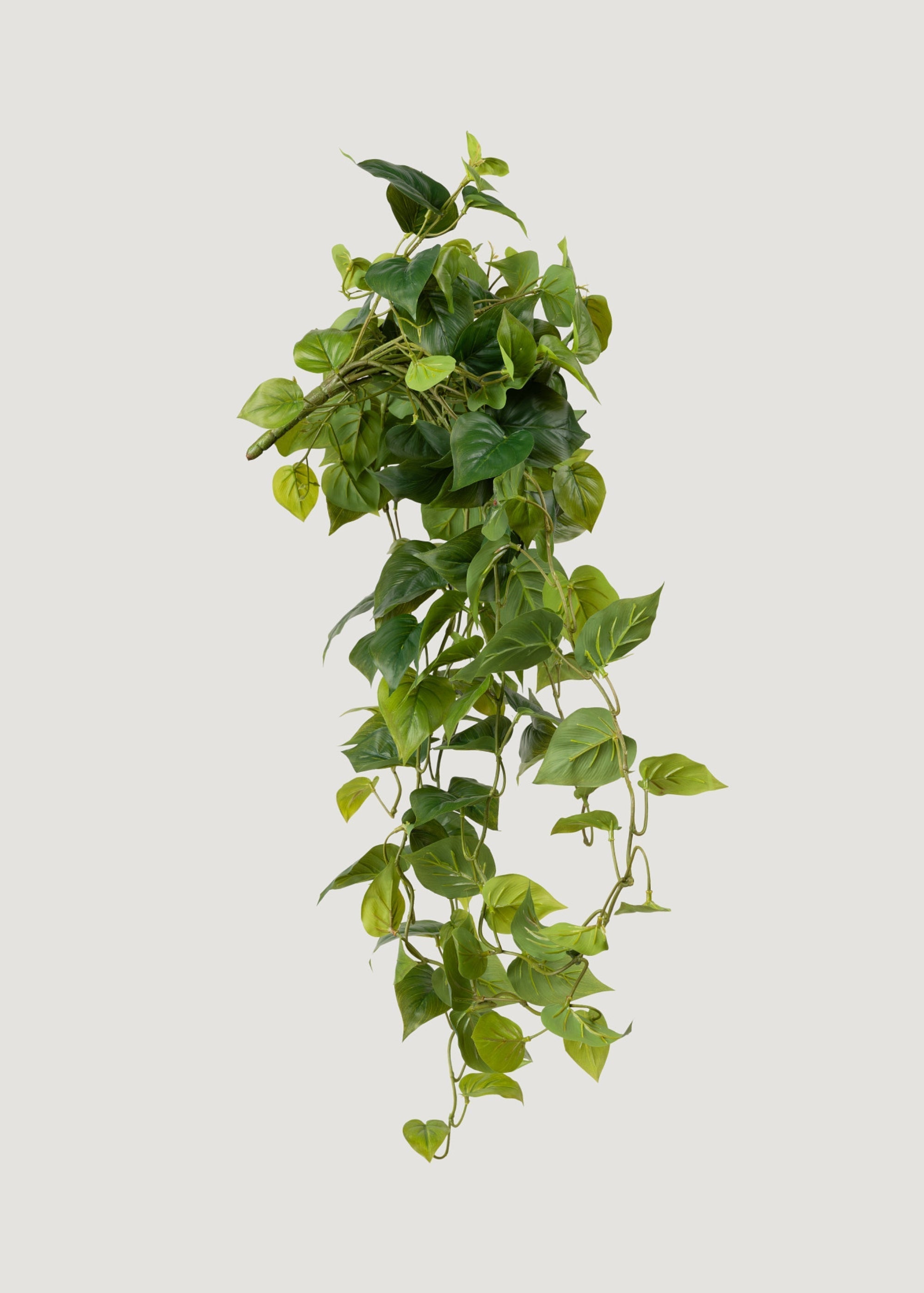 Green Artificial Real Touch Philodendron Hanging for Entryway Arrangement