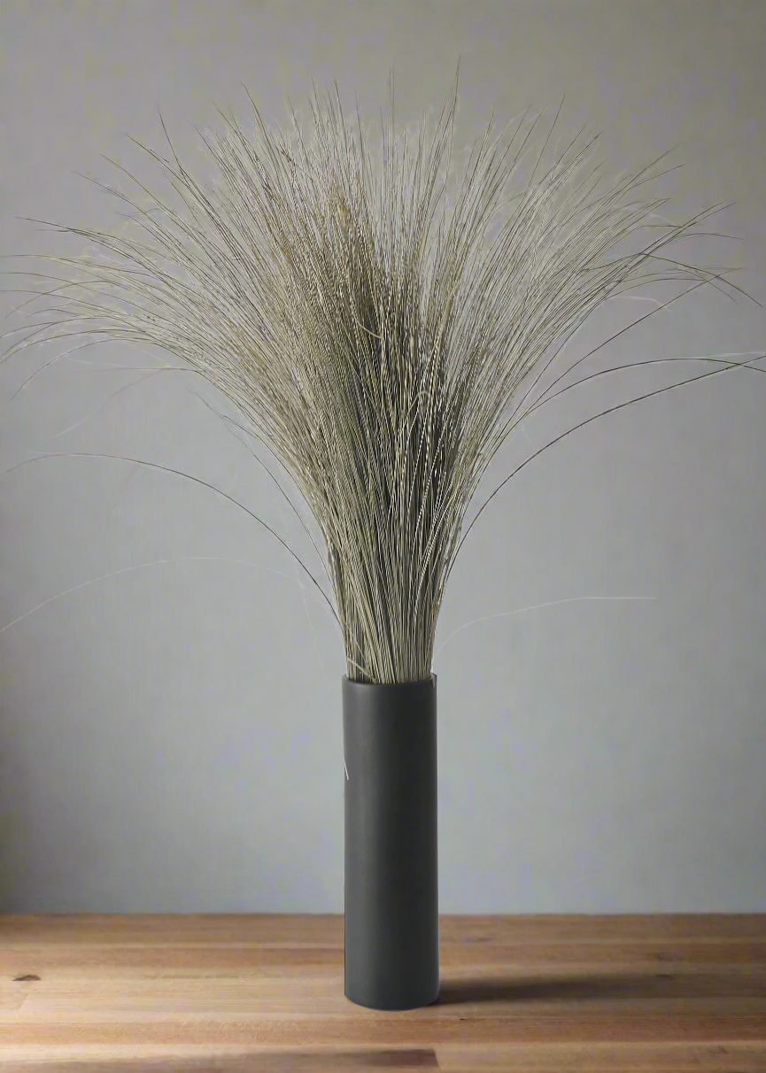 Green Dried Grass Stems for Shelf Styling