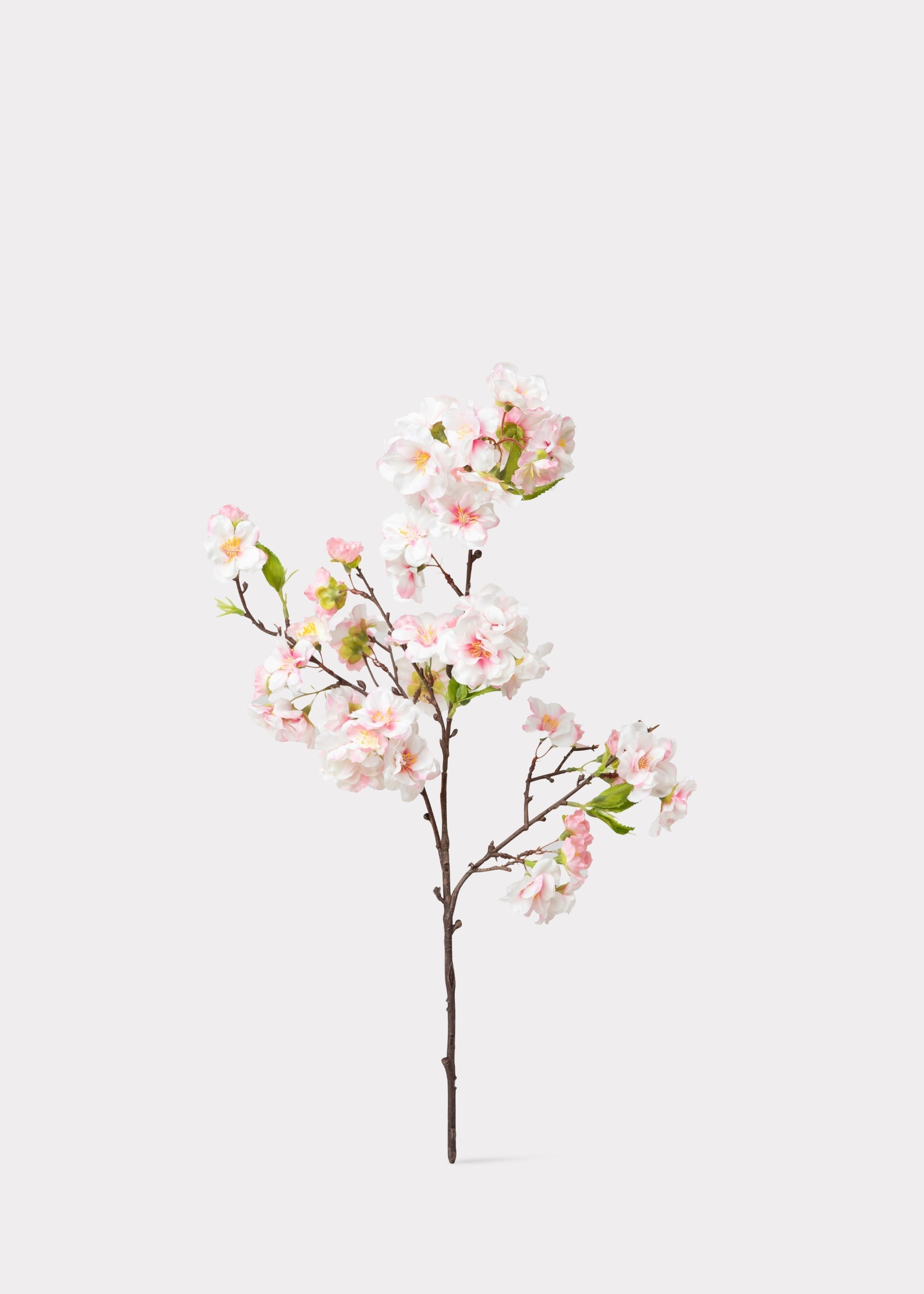 Pink Artificial Cherry Blossom Pick for Table Centerpiece