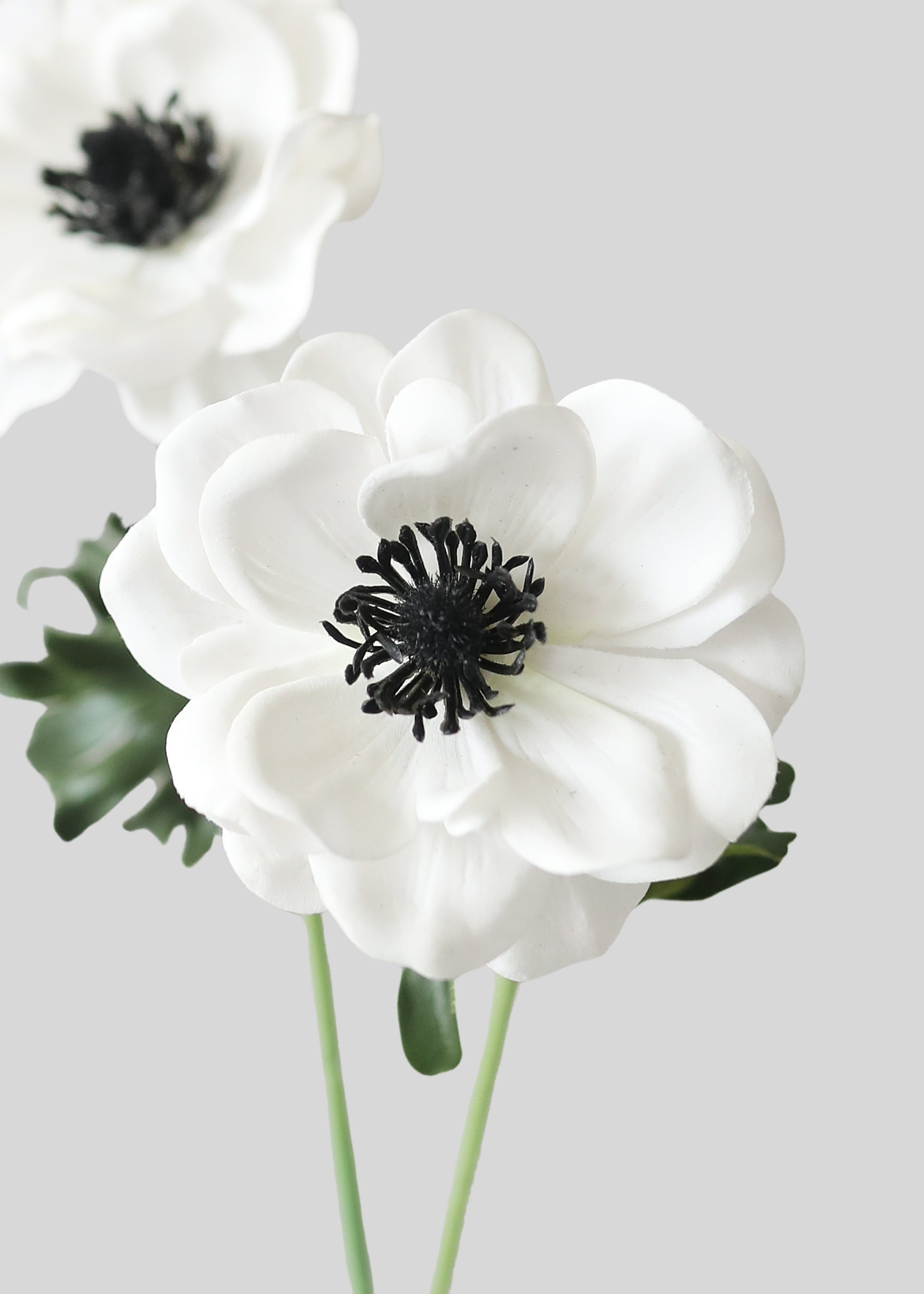 White Real Touch Artificial Anemone Stem for Wedding Decor