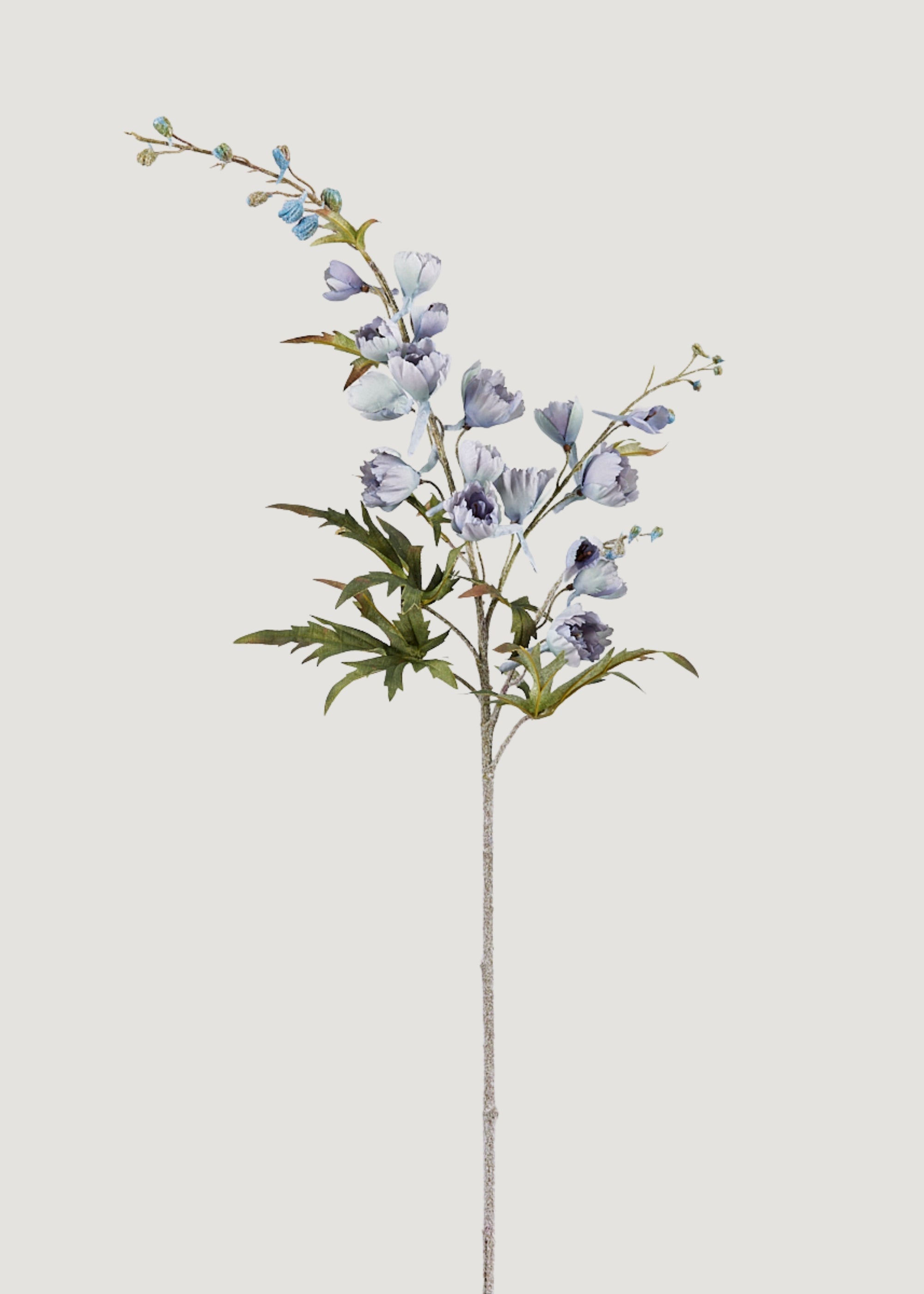 Dusty Blue Artificial Delphinium Stem for Vase Styling