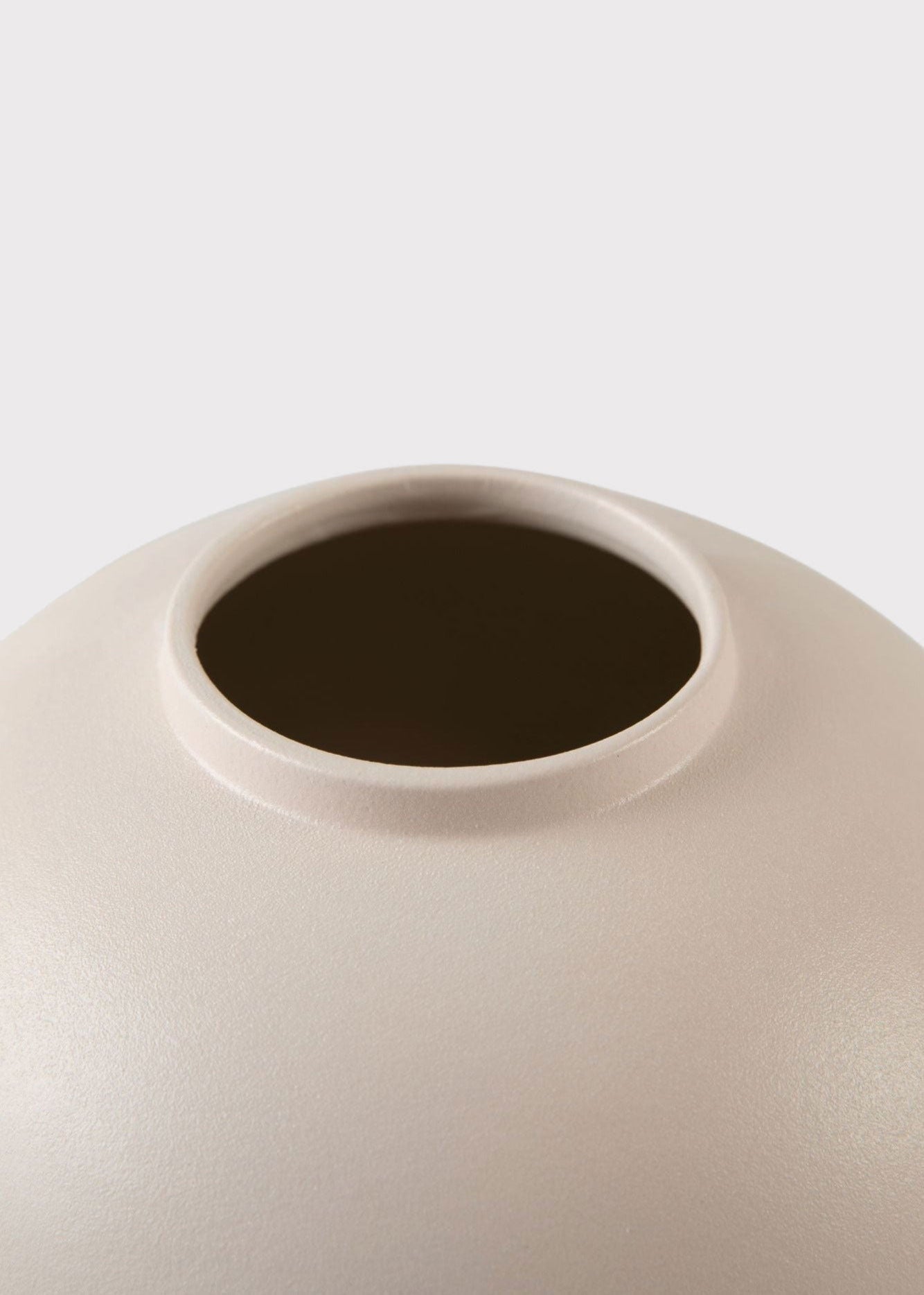 Large cream vase for living room floral arrangement