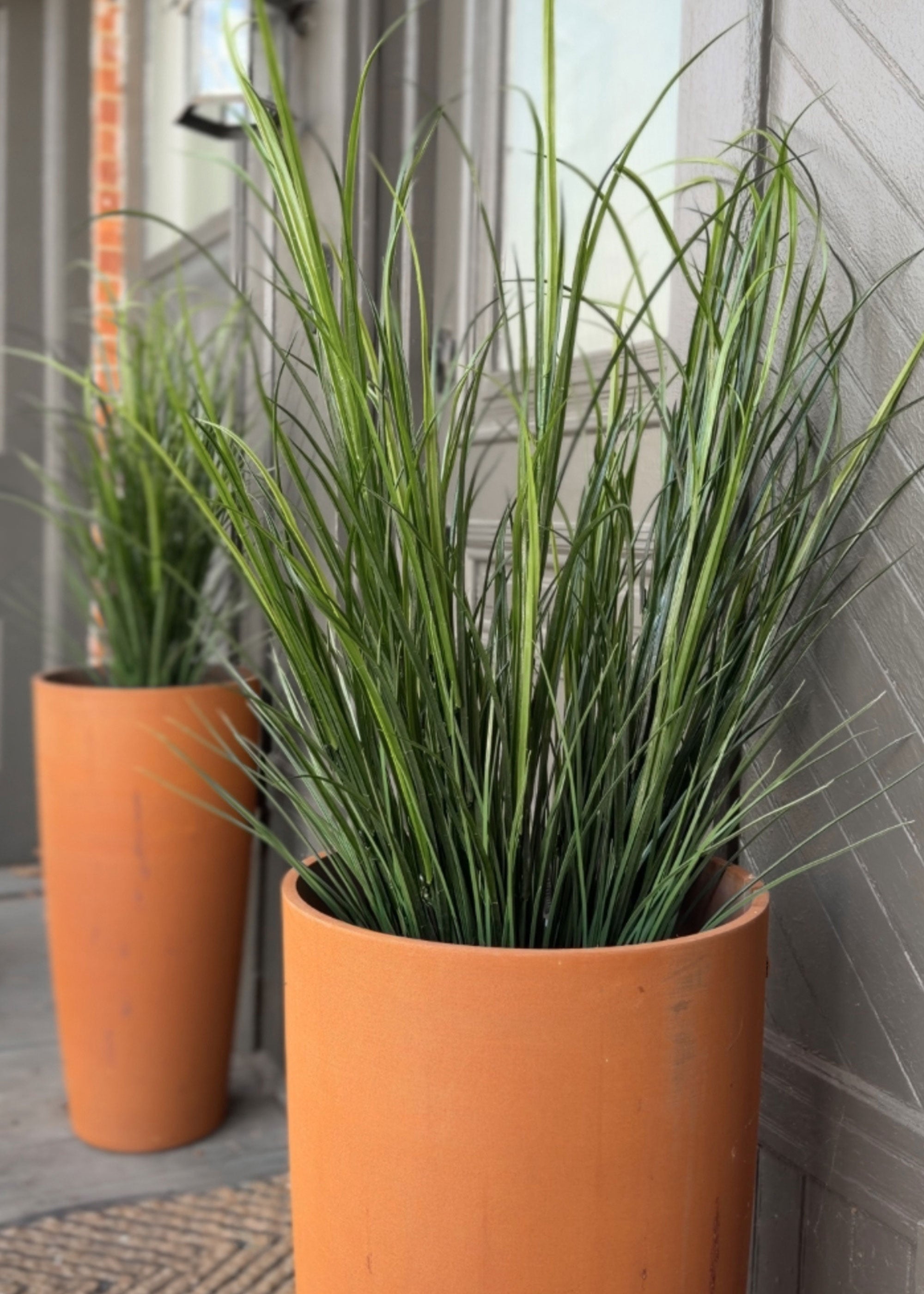 Green Artificial Grass Bush for Home Decor