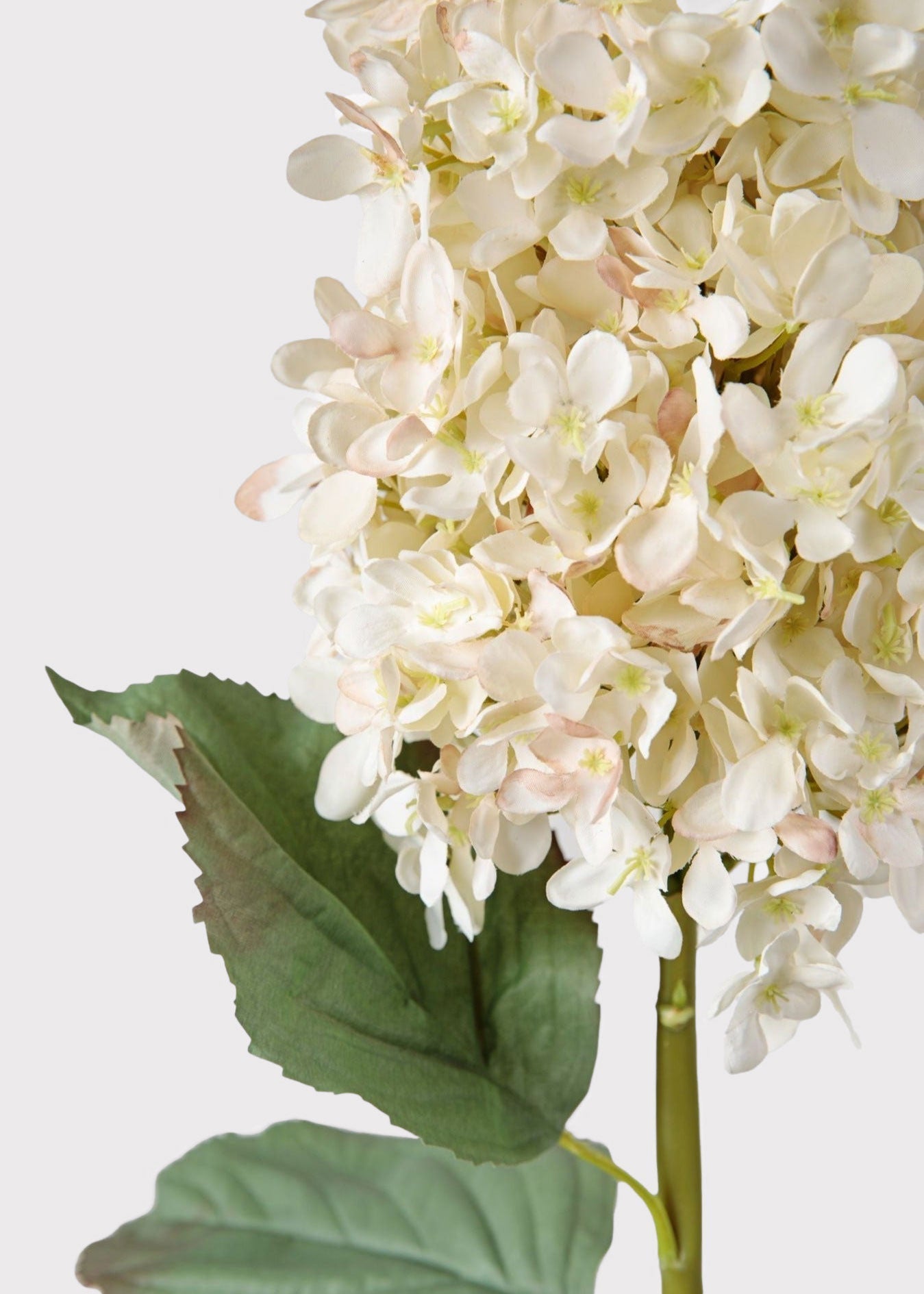 Brown Artificial Hydrangea Stem for Entryway Arrangement