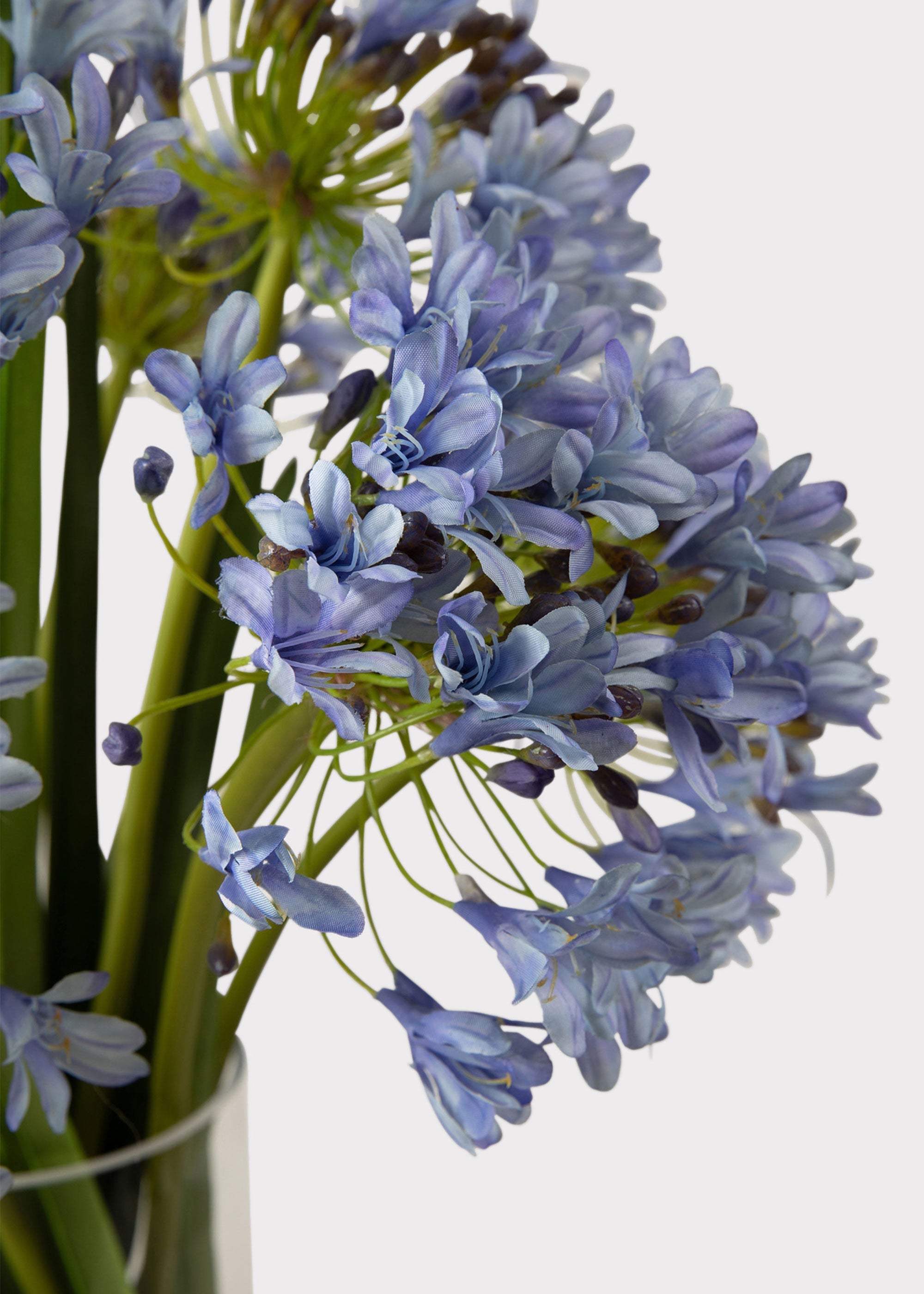 Blue Artificial Agapanthus Arrangement for Wedding Decor