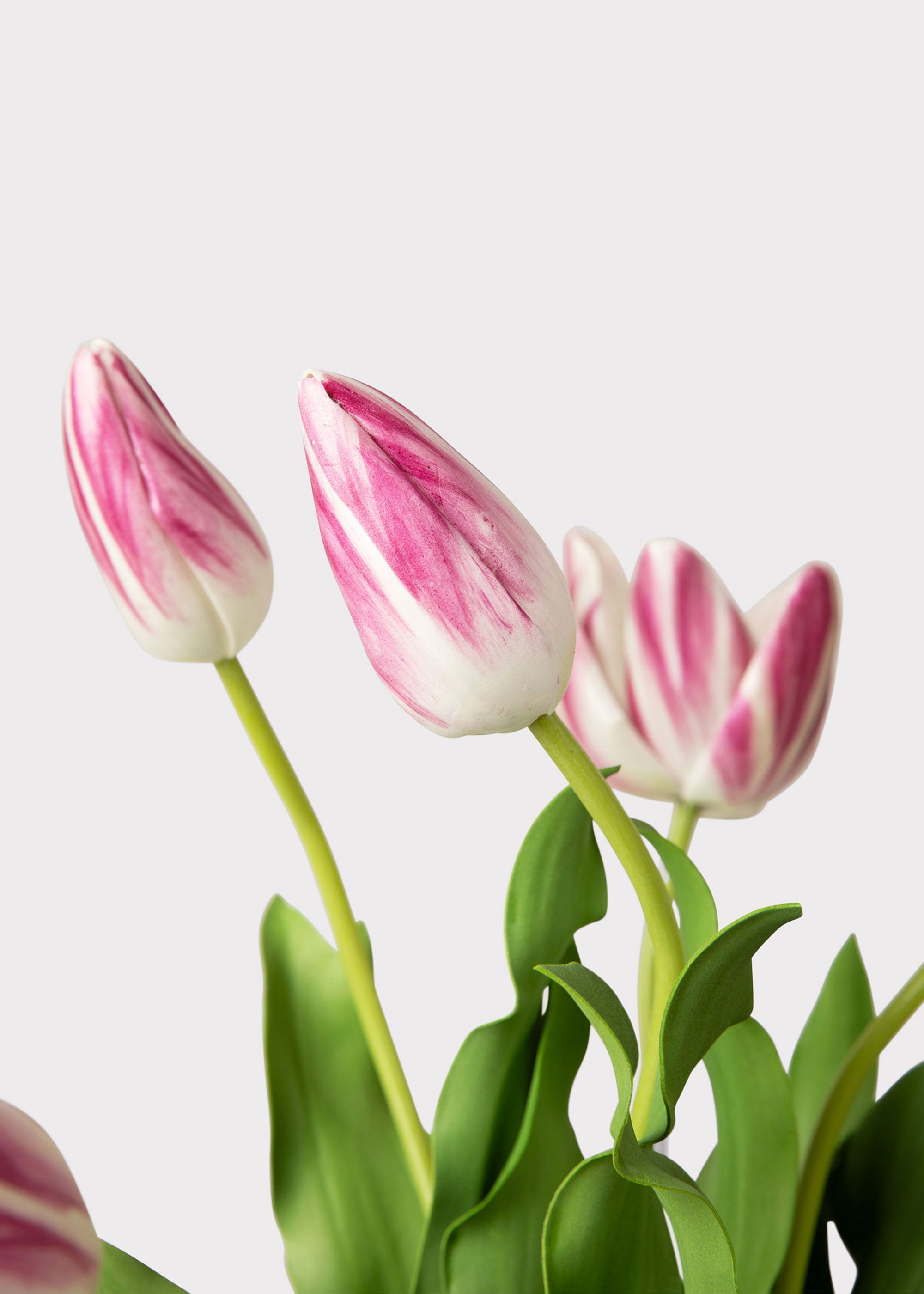 Pink Artificial Tulip Arrangement for Entryway Arrangement