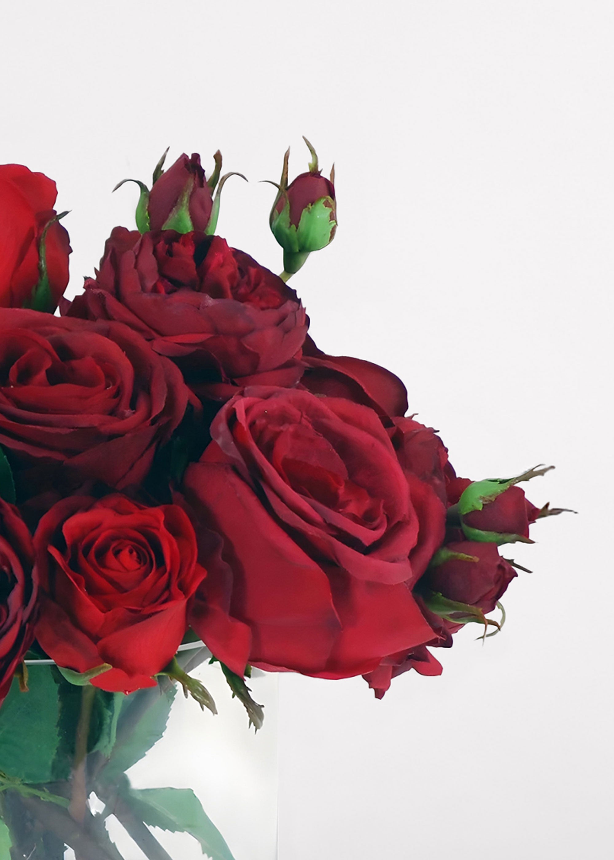 Red Artificial Rose Arrangement for Home Decor