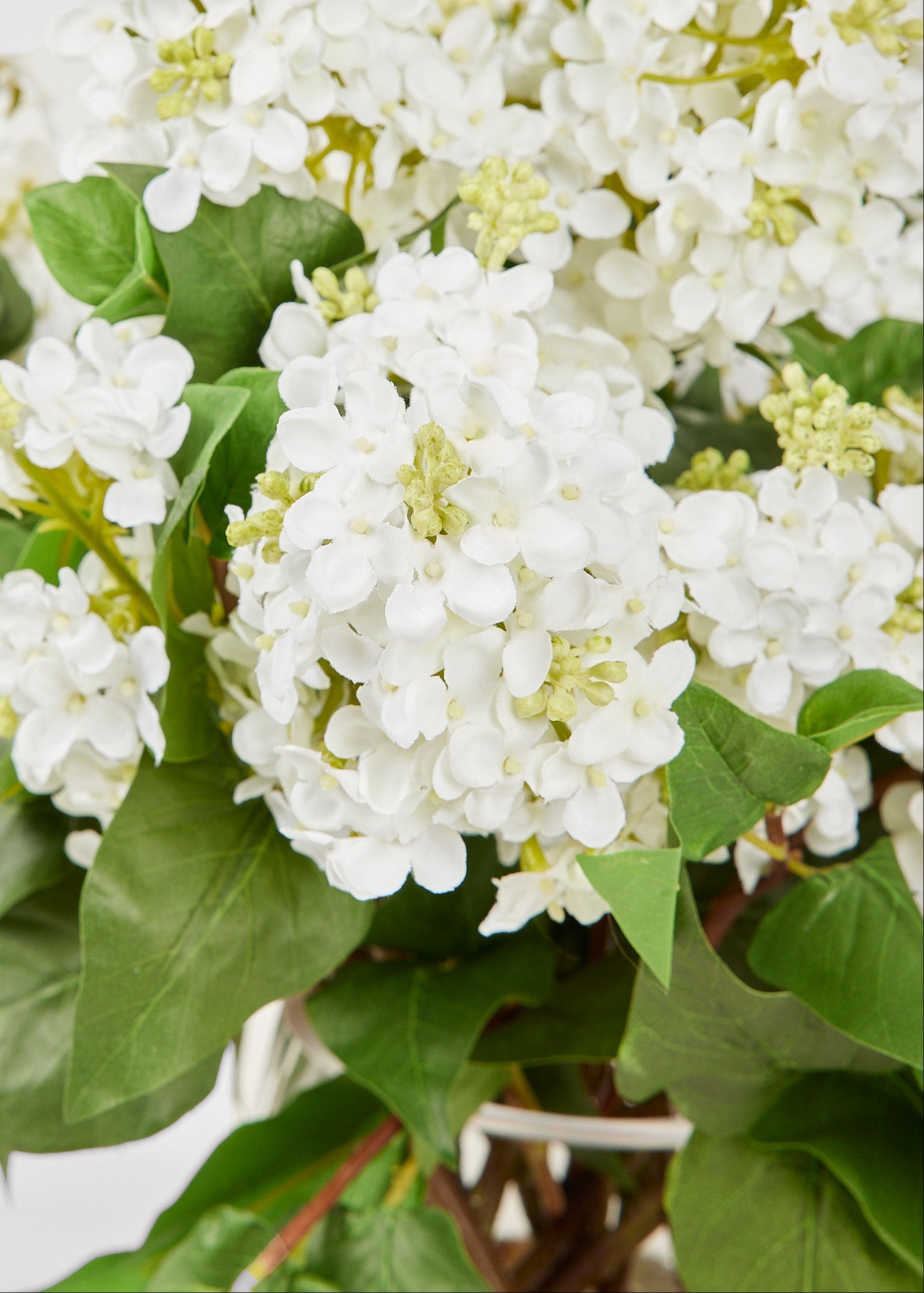 Clear Artificial Lilac Arrangement for Table Centerpiece