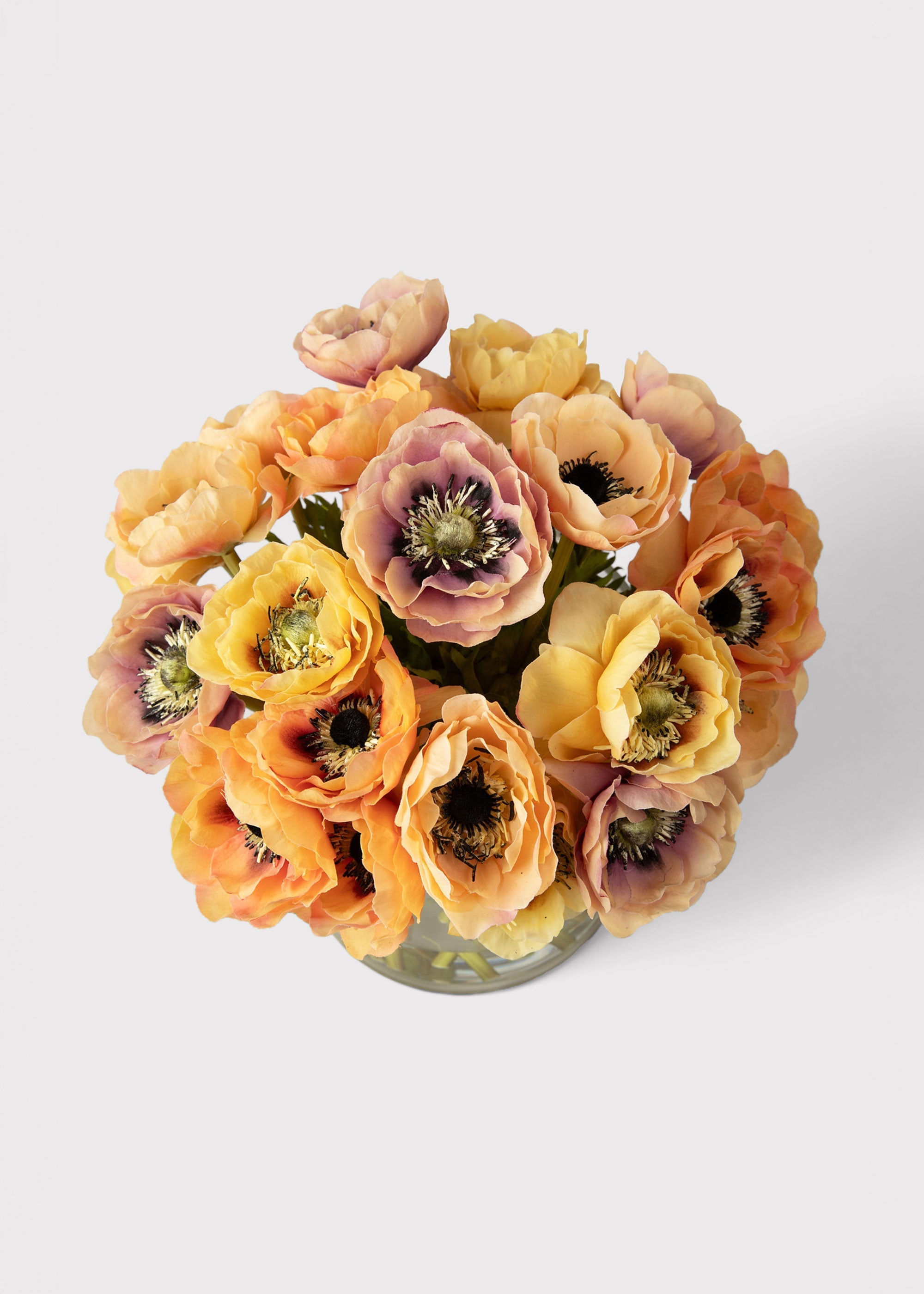 Natural Touch Artificial Anemone Arrangement for Table Centerpiece