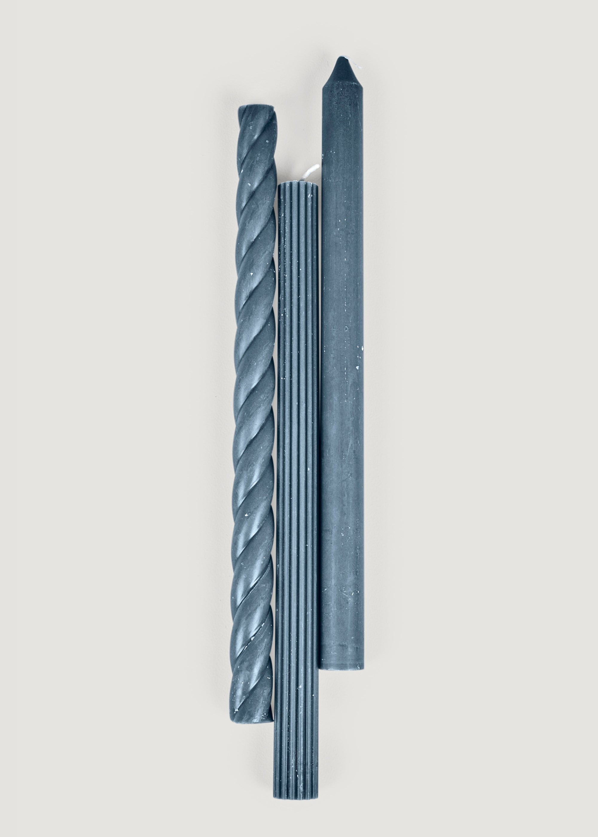 Blue Pack Navy Blue Taper Candles for Table Centerpiece