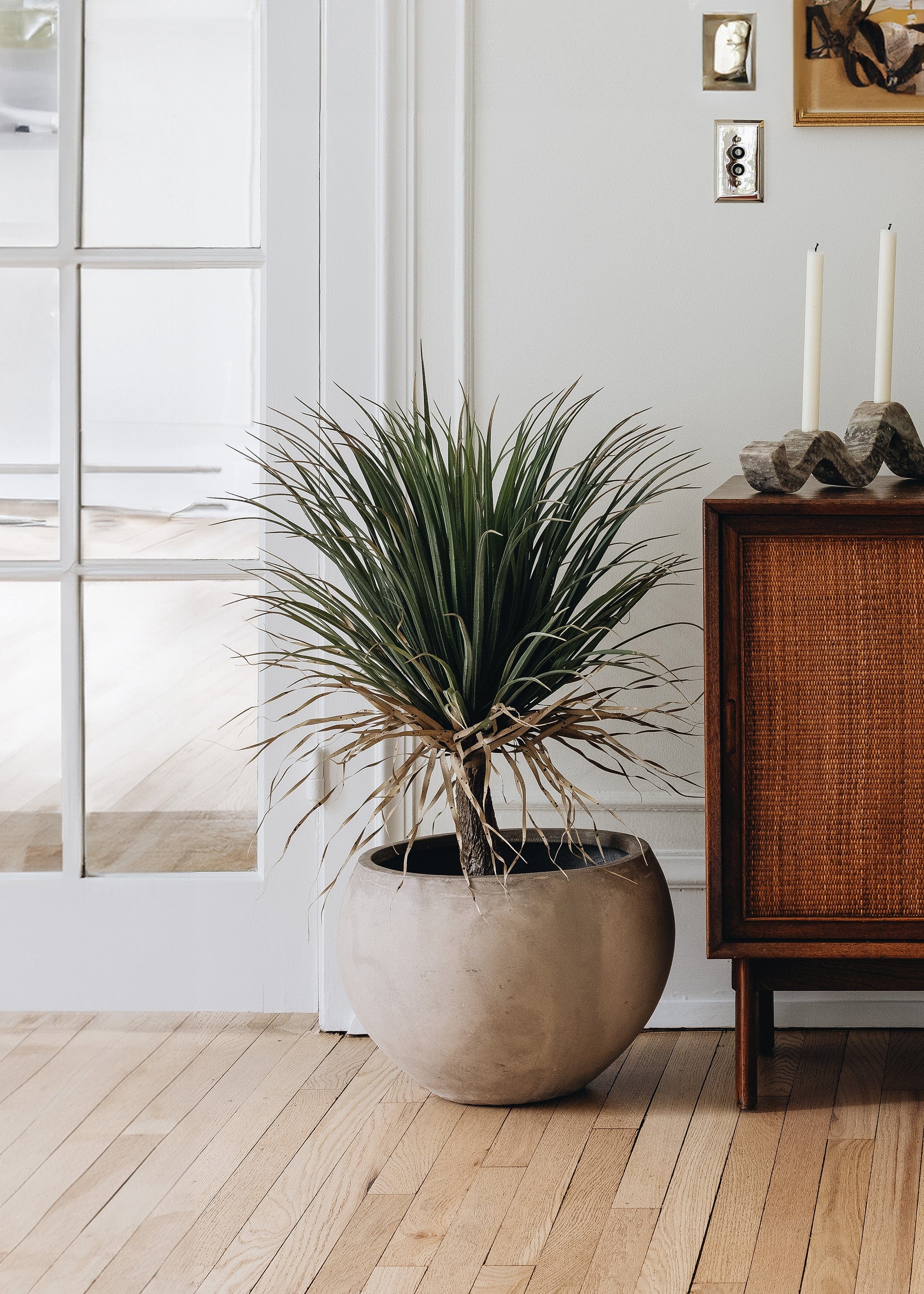 Green Artificial Palm Arrangement for Vase Styling