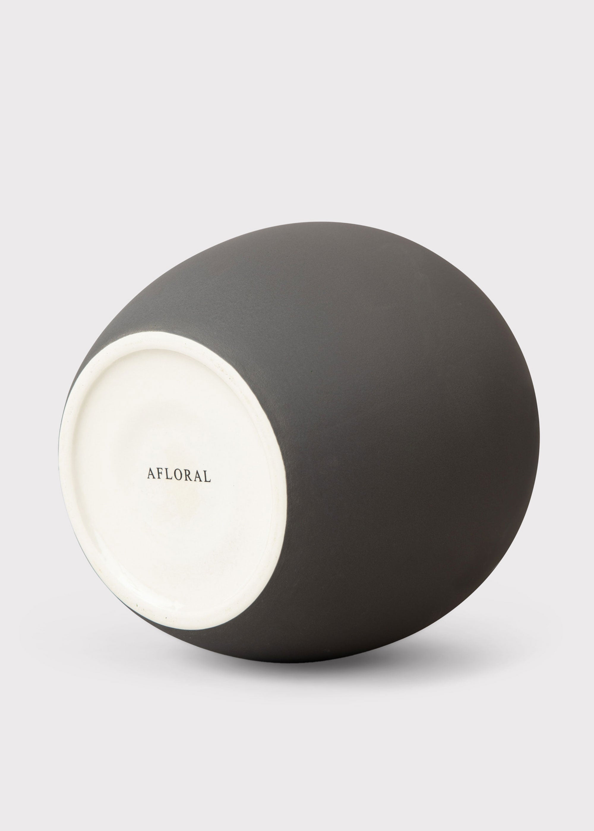 Modern neutral vase for table centerpiece