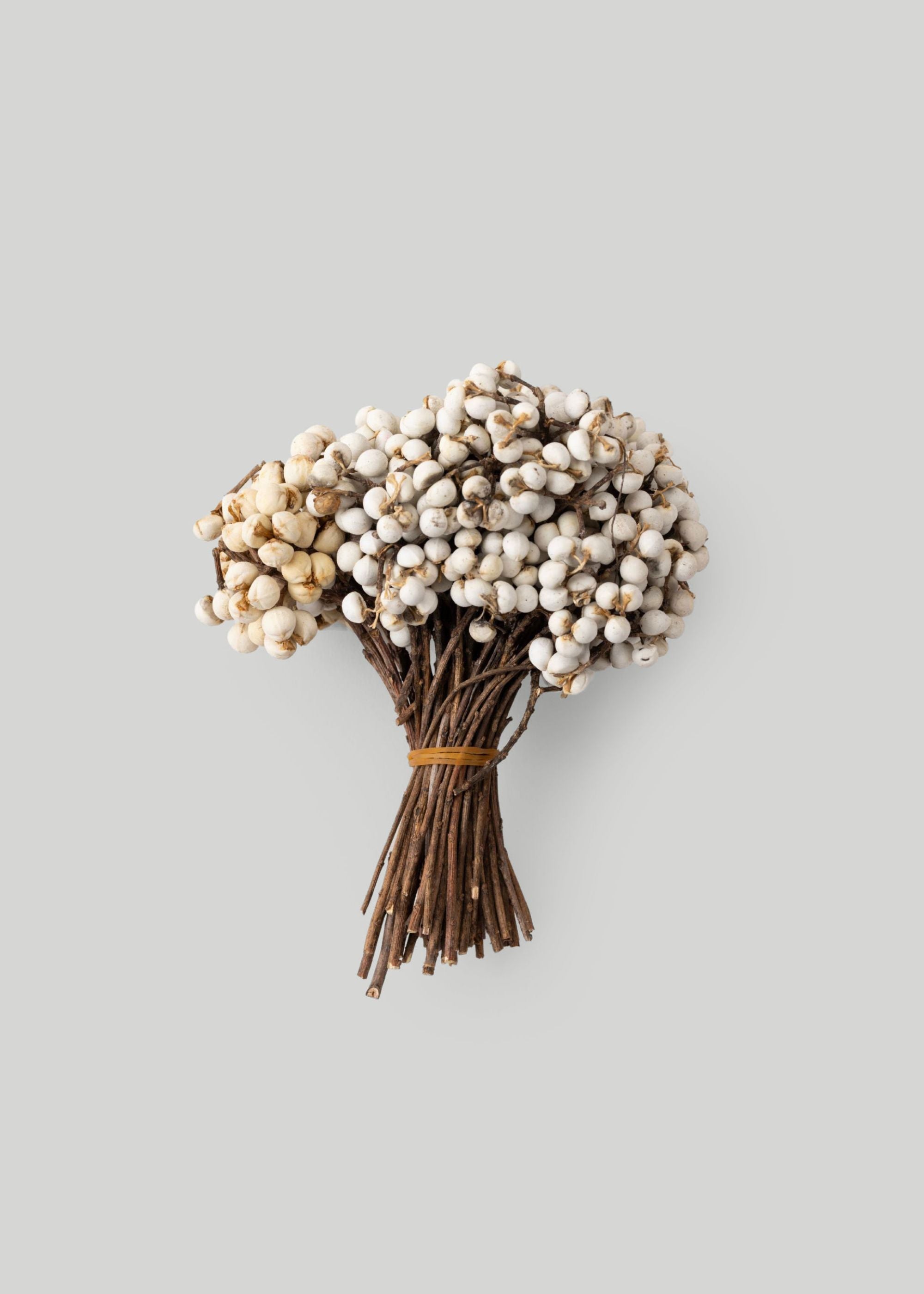 White Dried Berry Bundle for Vase Styling