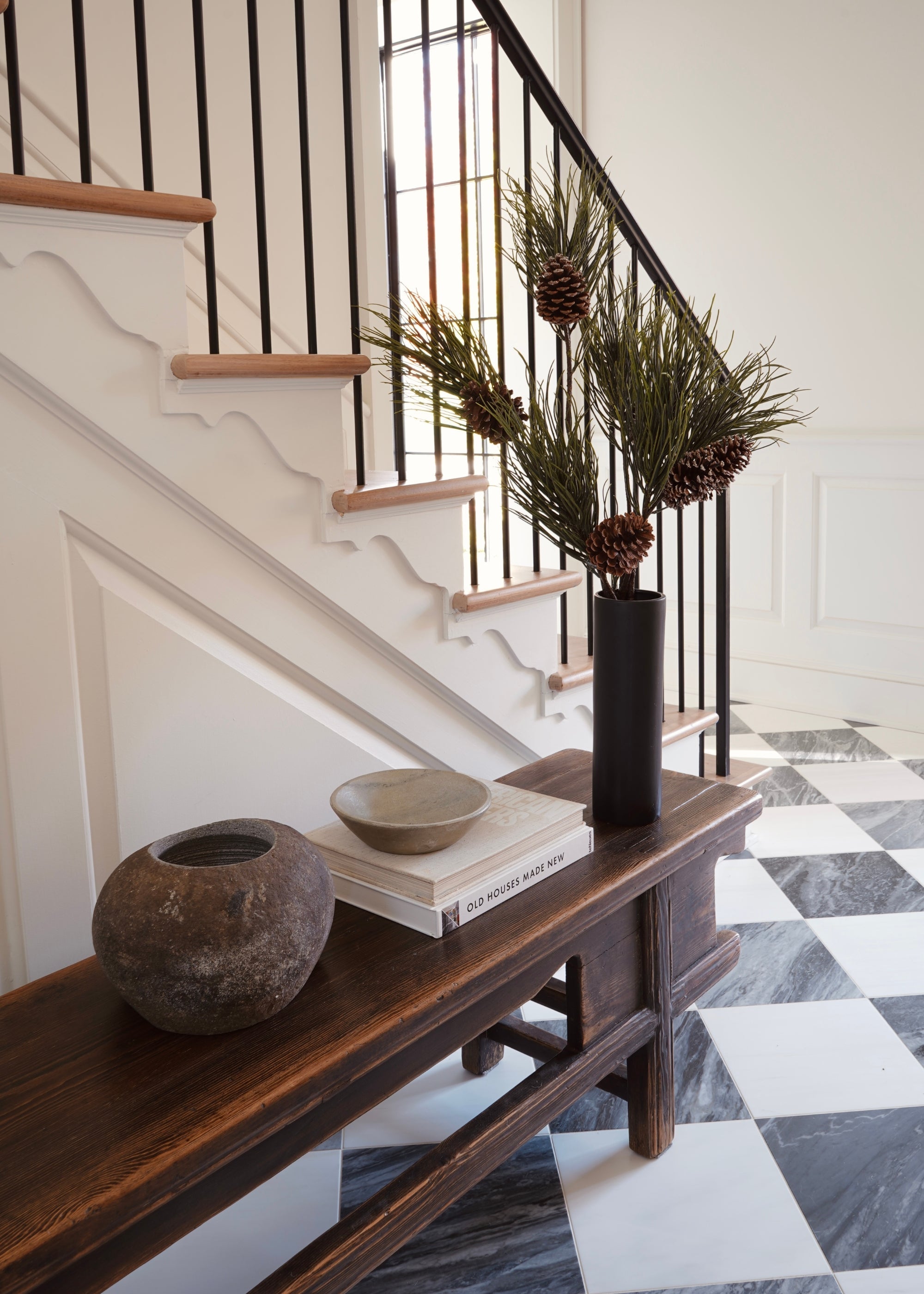 Green Artificial Pine Branch for Table Centerpiece