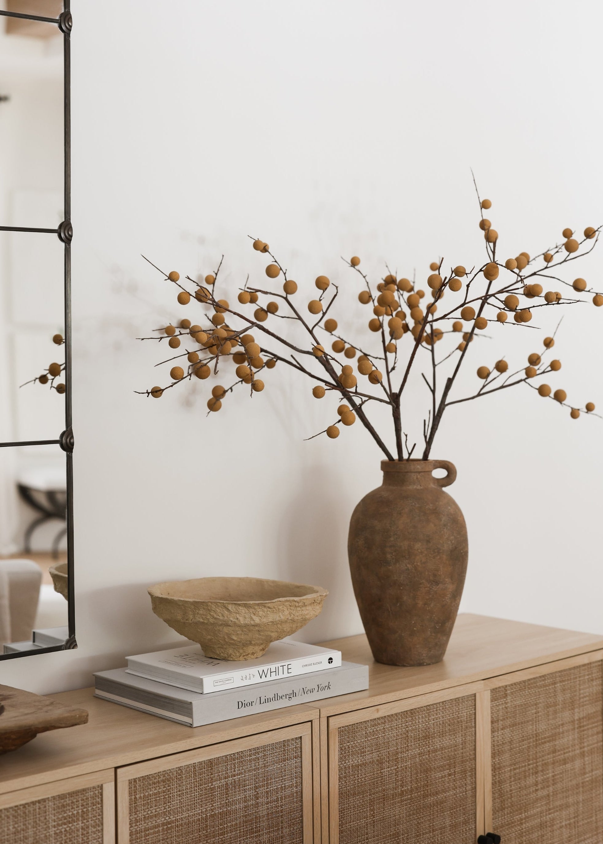Artificial Longan Branch for Home Decor