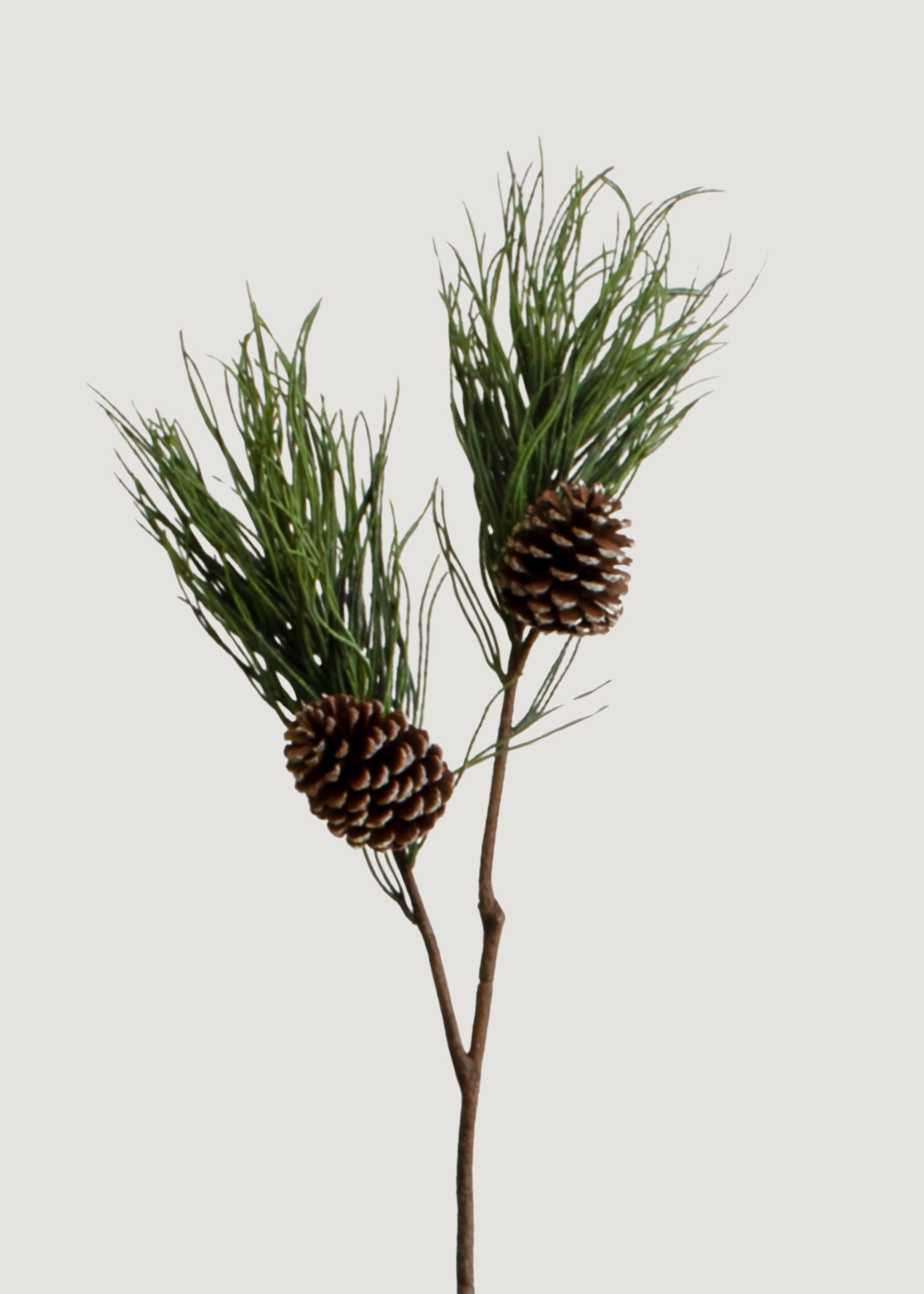 Green Artificial Pine Branch for Entryway Arrangement