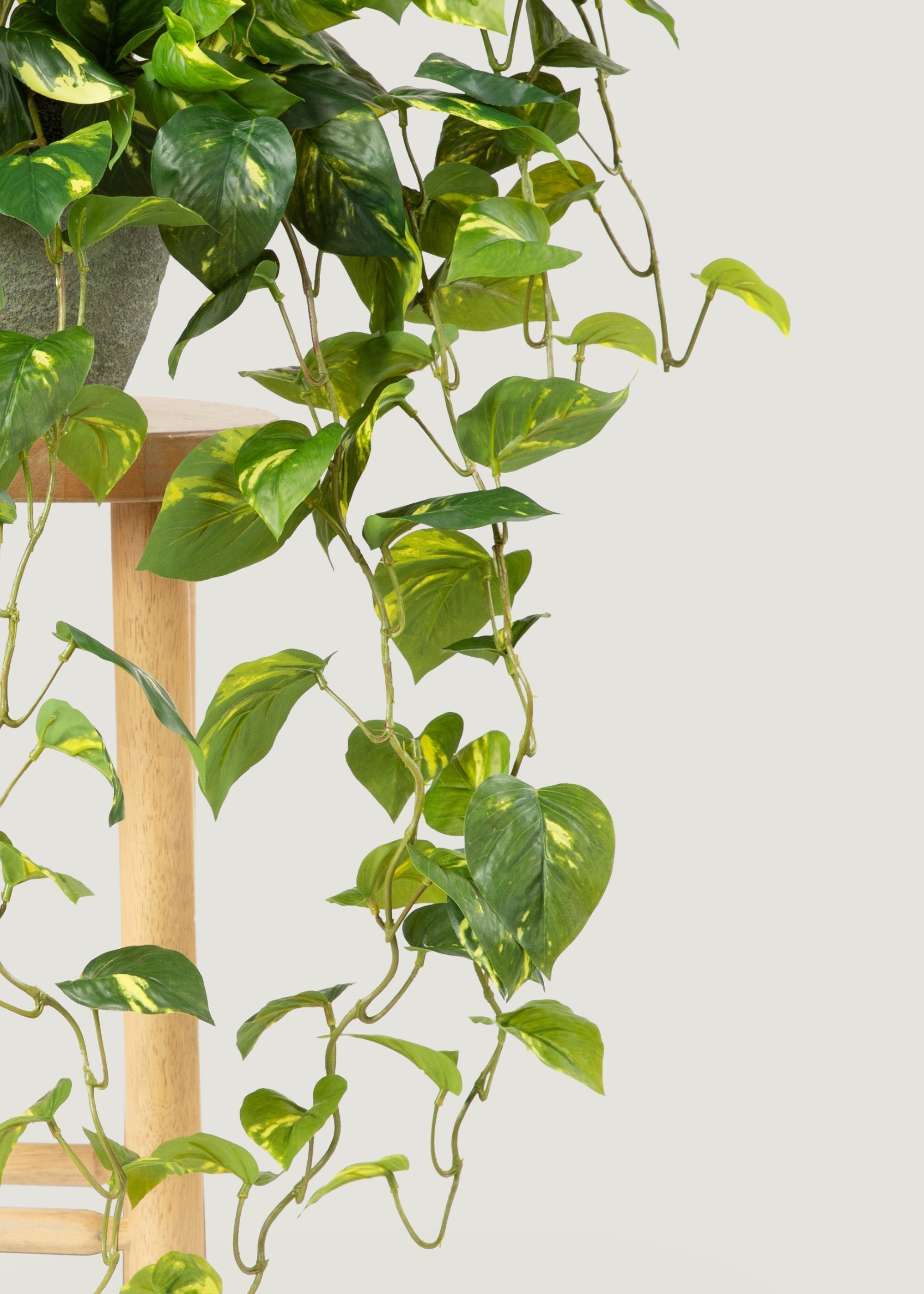 Green Artificial Deluxe Real Touch Pothos Hanging for Wedding Decor