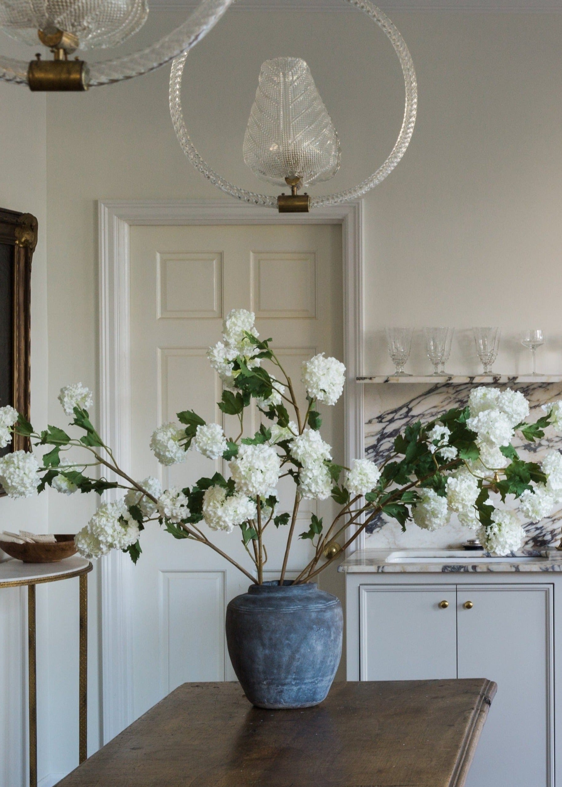 Distressed Rustic Concrete Vase for Home Decor