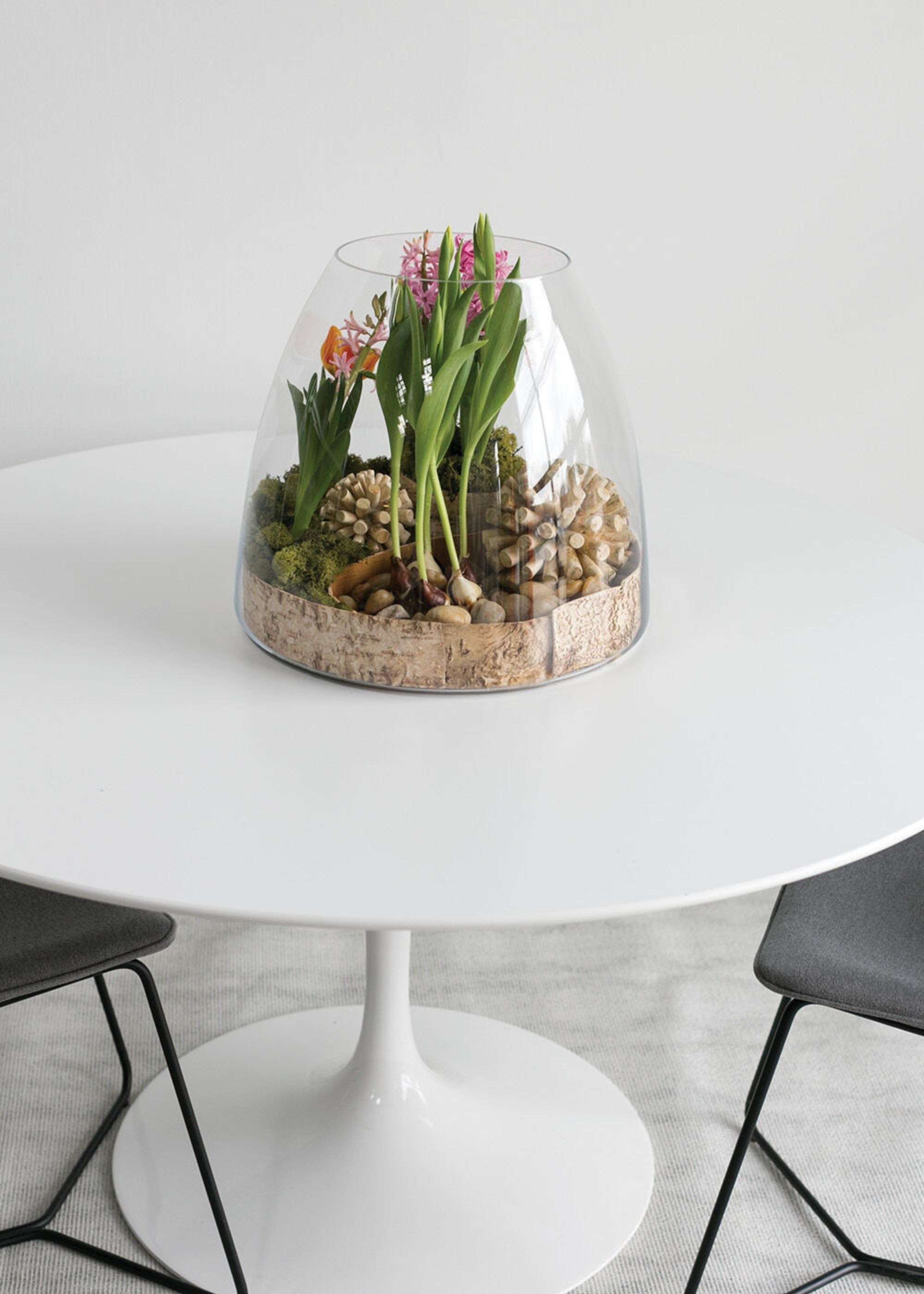 Clear Large Clear Glass Terrarium Vase for Wedding Decor