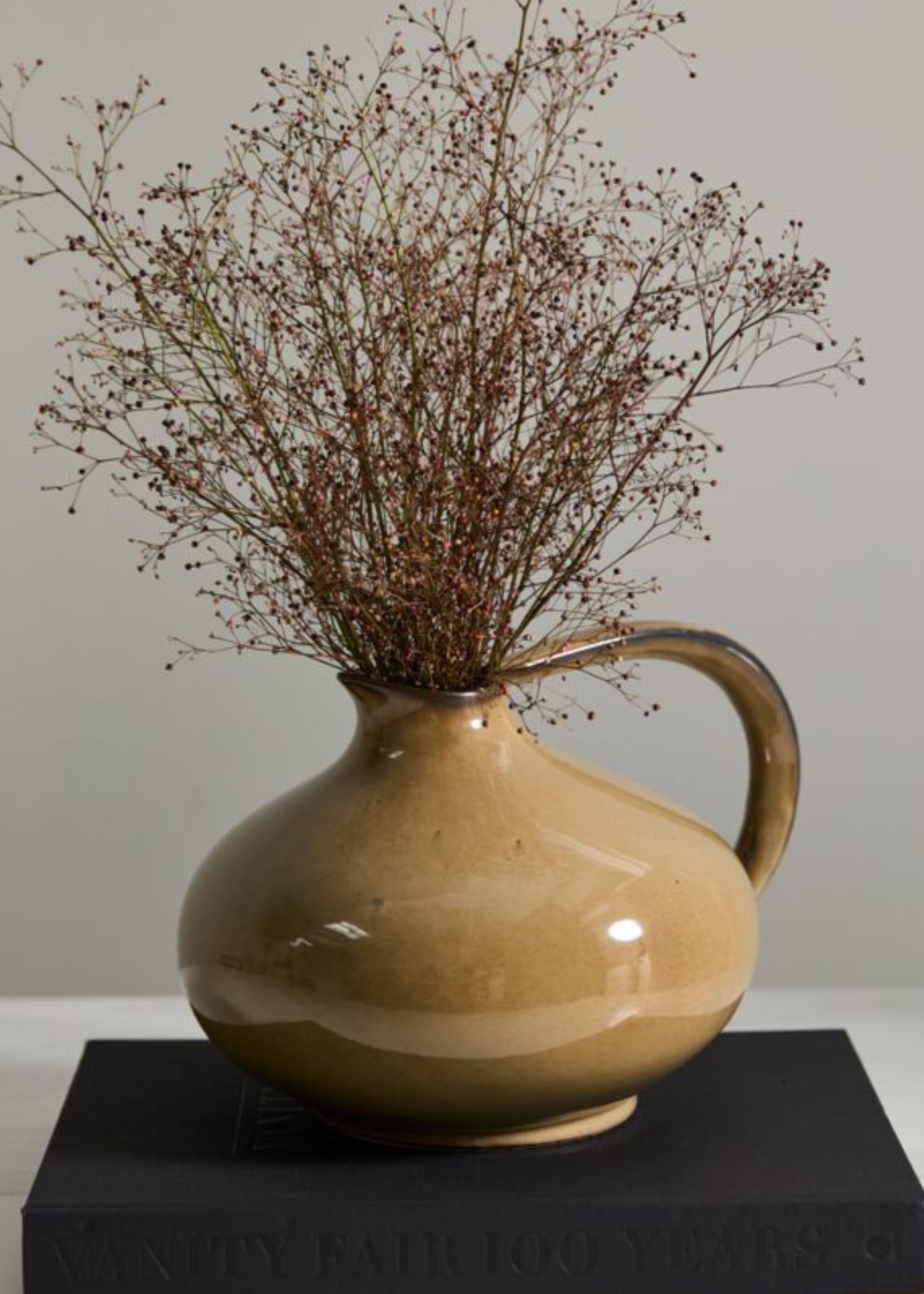 Large Ceramic Pitcher Vase for Wedding Decor