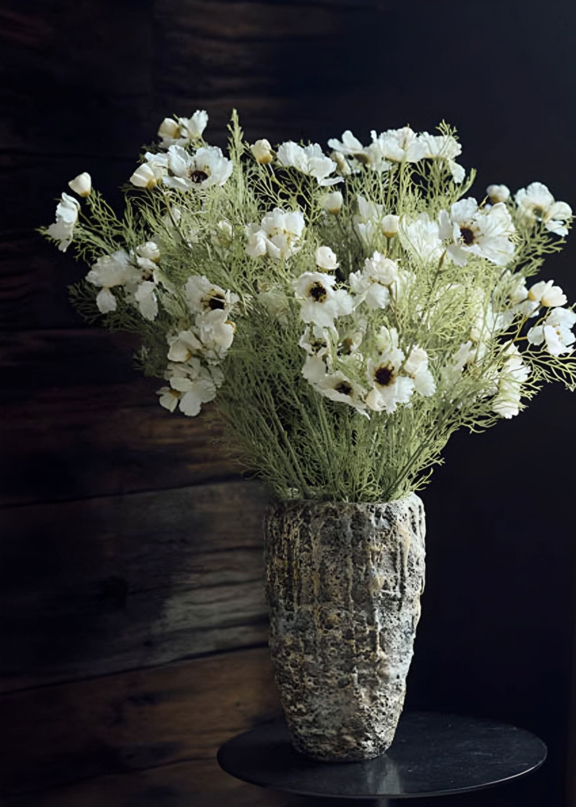 Cream faux flower branch for wedding bouquet styling