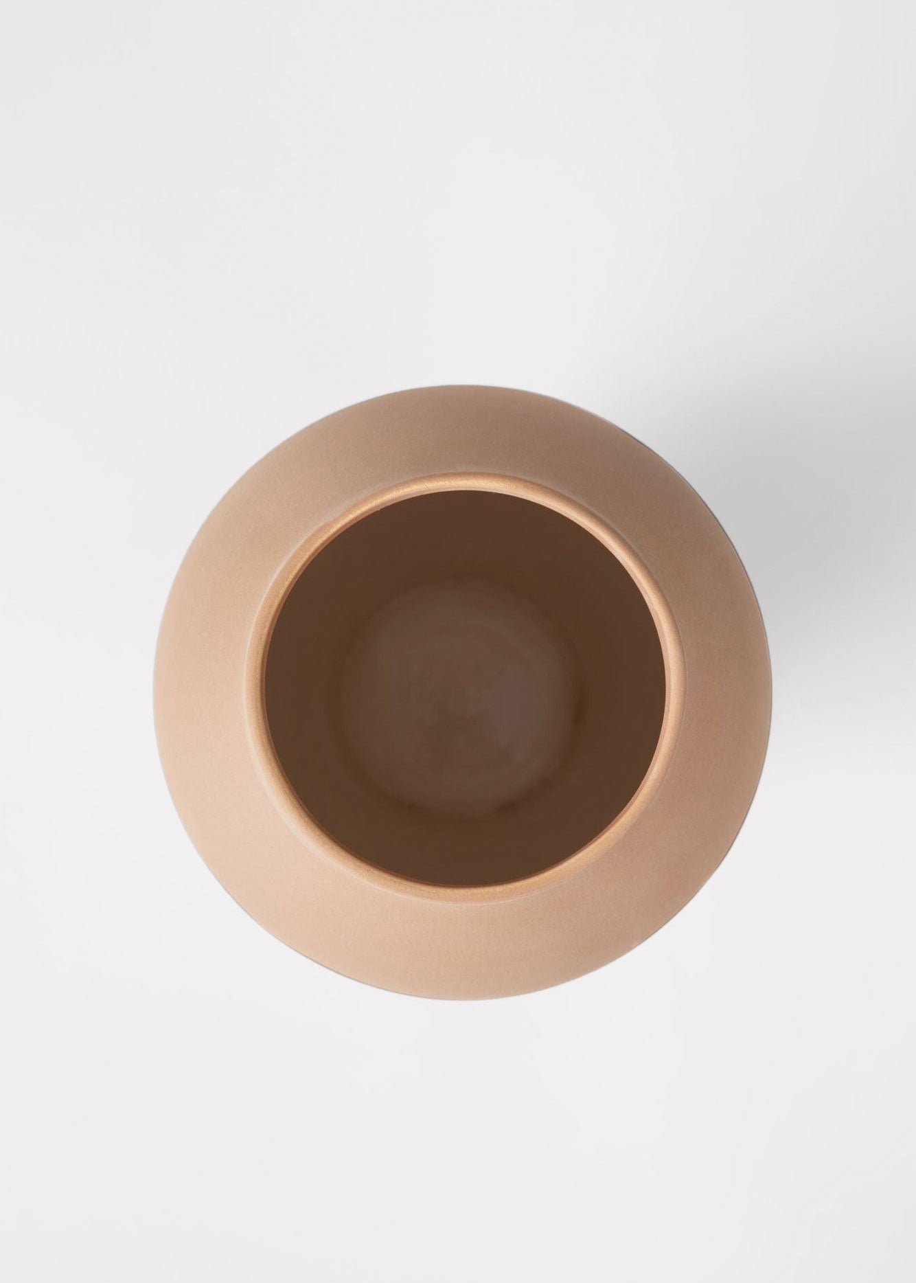 Orange Terracotta Medium Ceramic Vase for Wedding Decor