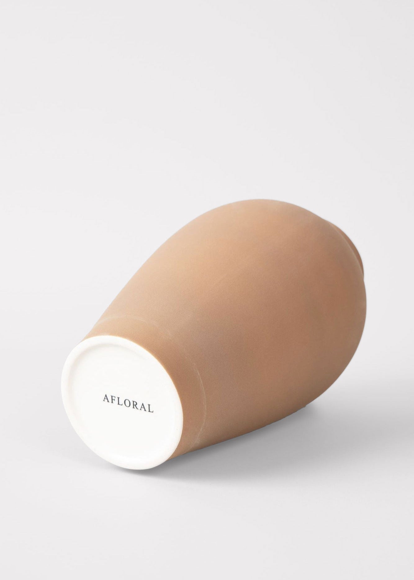 Orange Terracotta Medium Ceramic Vase for Shelf Styling