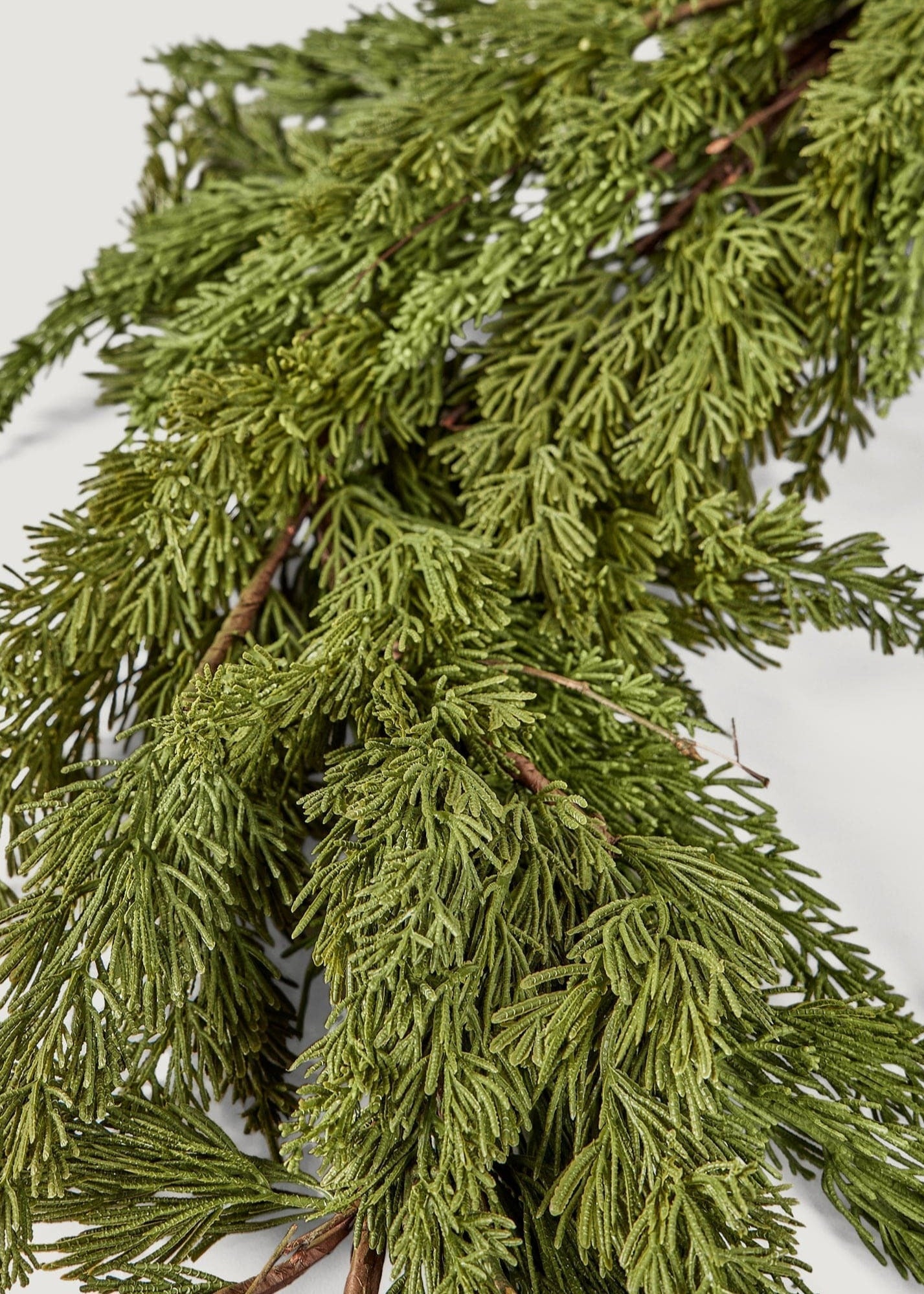 Green Artificial Cedar Garland for Wedding Decor