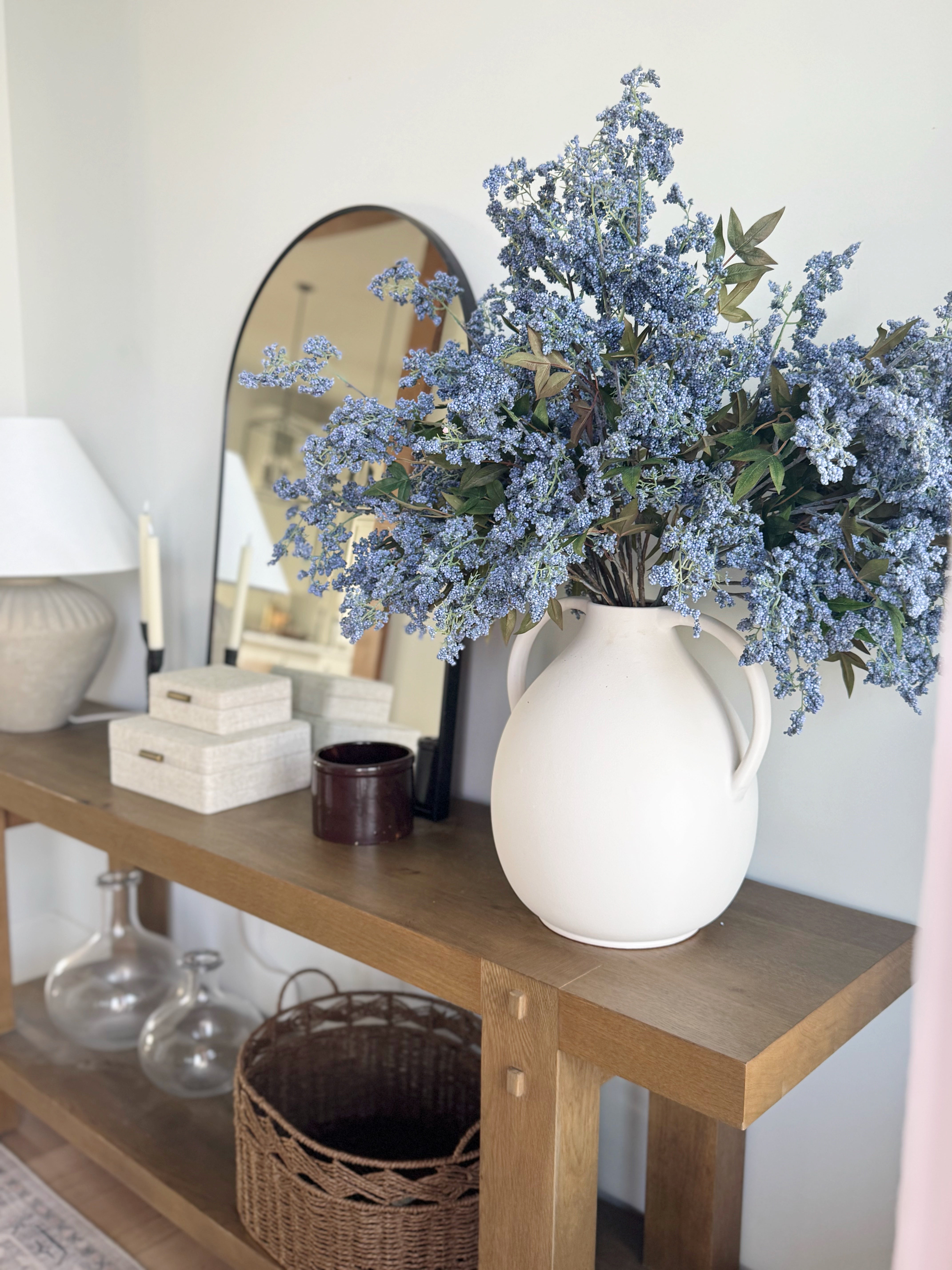 Blue Artificial Berry Arrangement for Home Decor