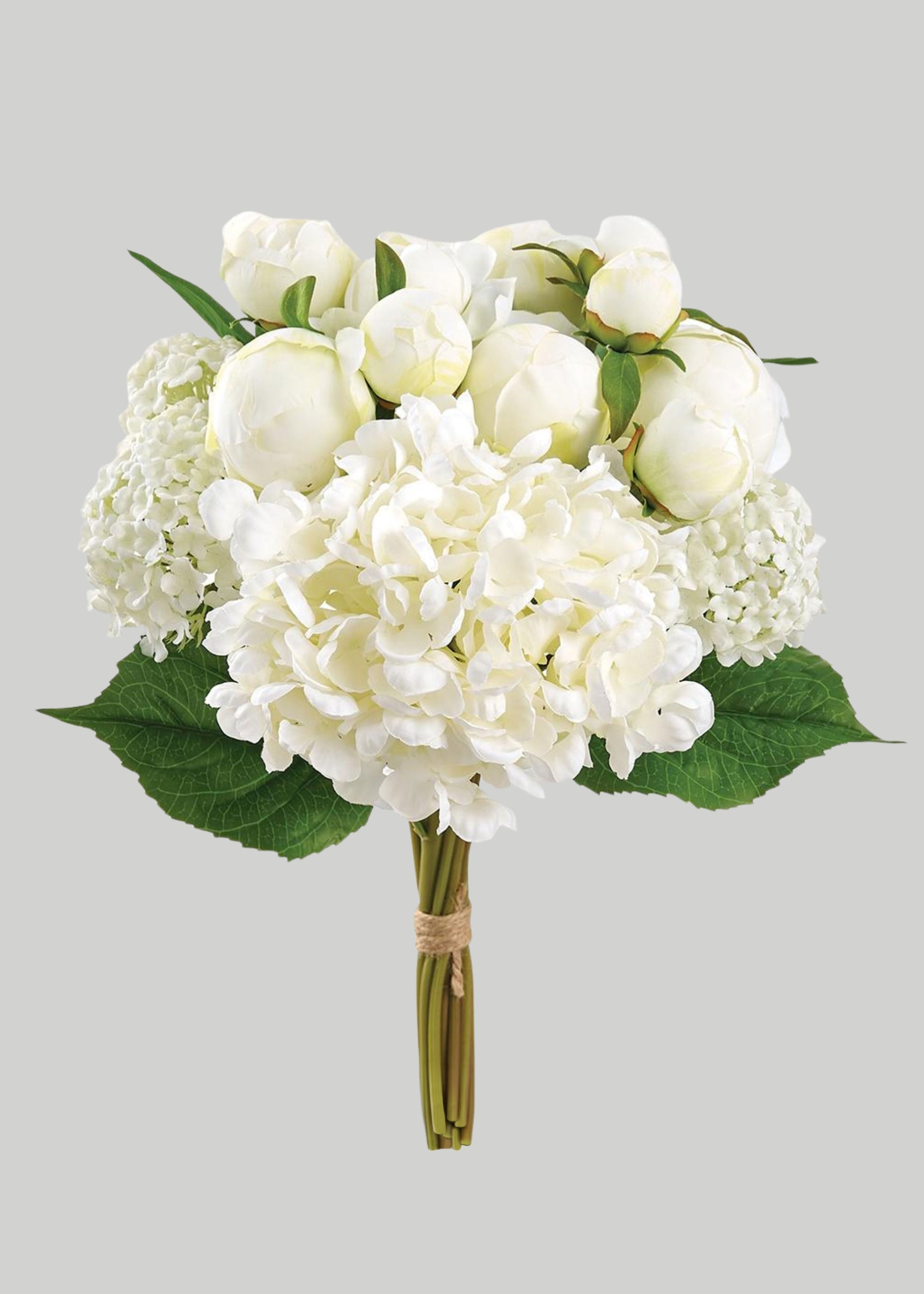 Cream Artificial Hydrangea Bouquet for Vase Styling